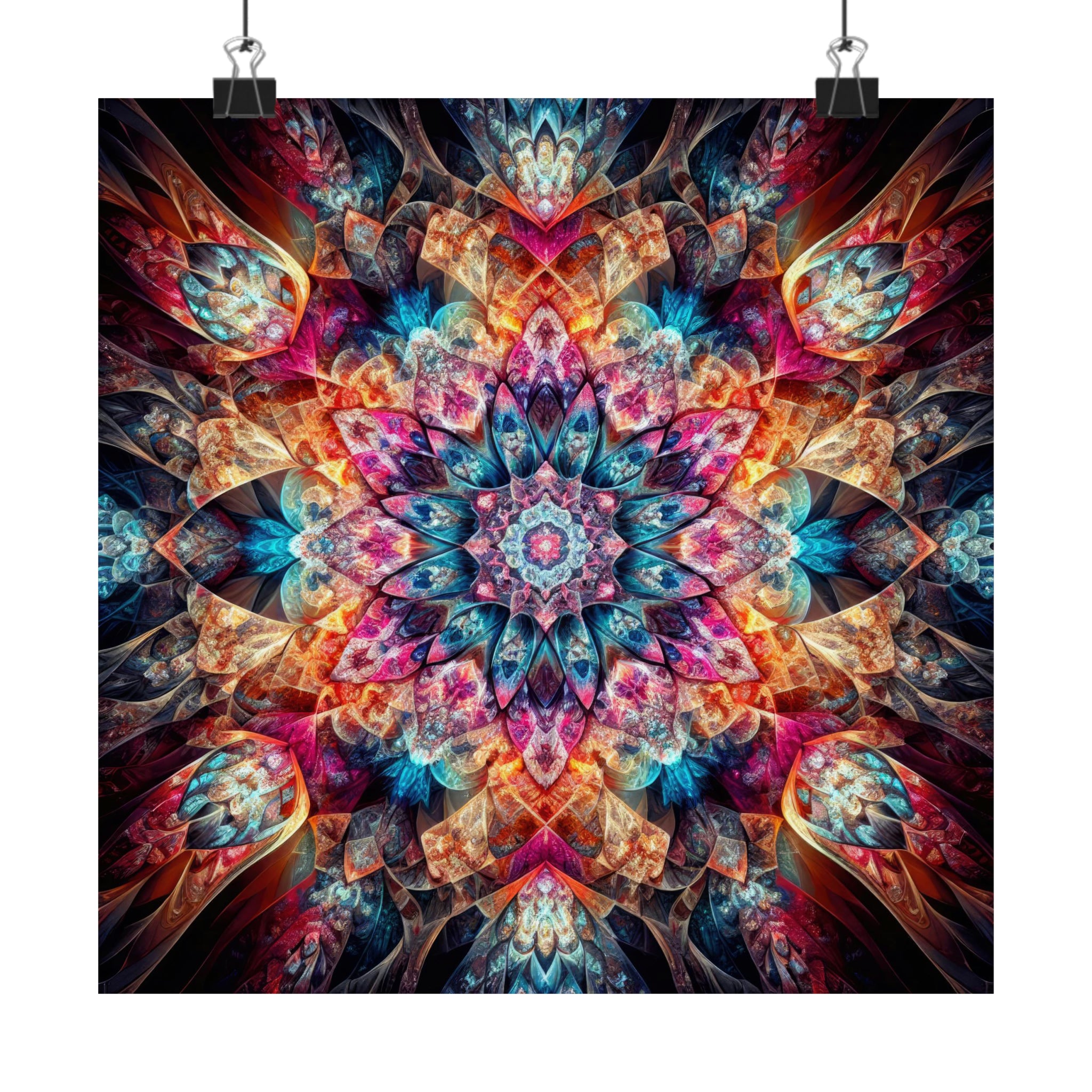 Kaleidoscopic Vibrance Poster