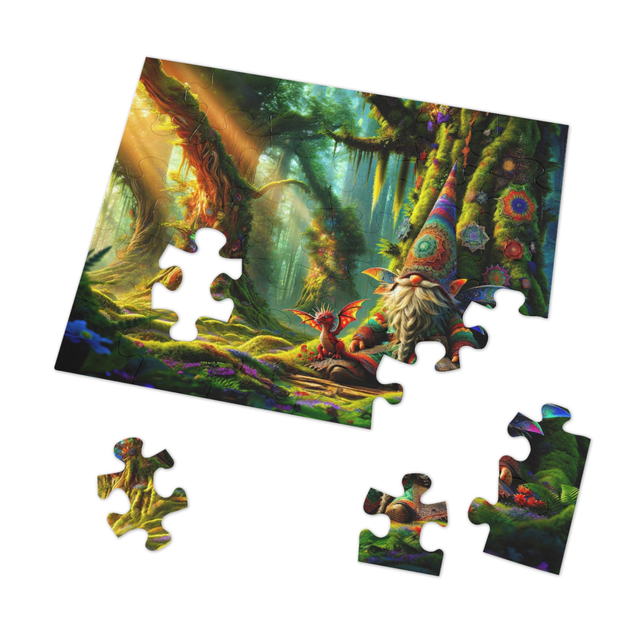 El sueño encantado del gnomo Puzzle