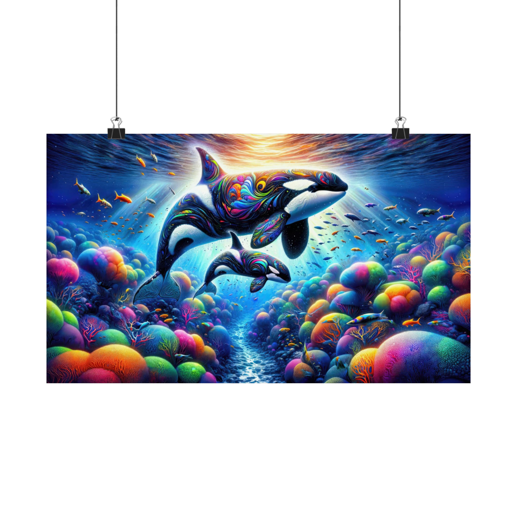 Canción de cuna de las profundidades luminosas Póster