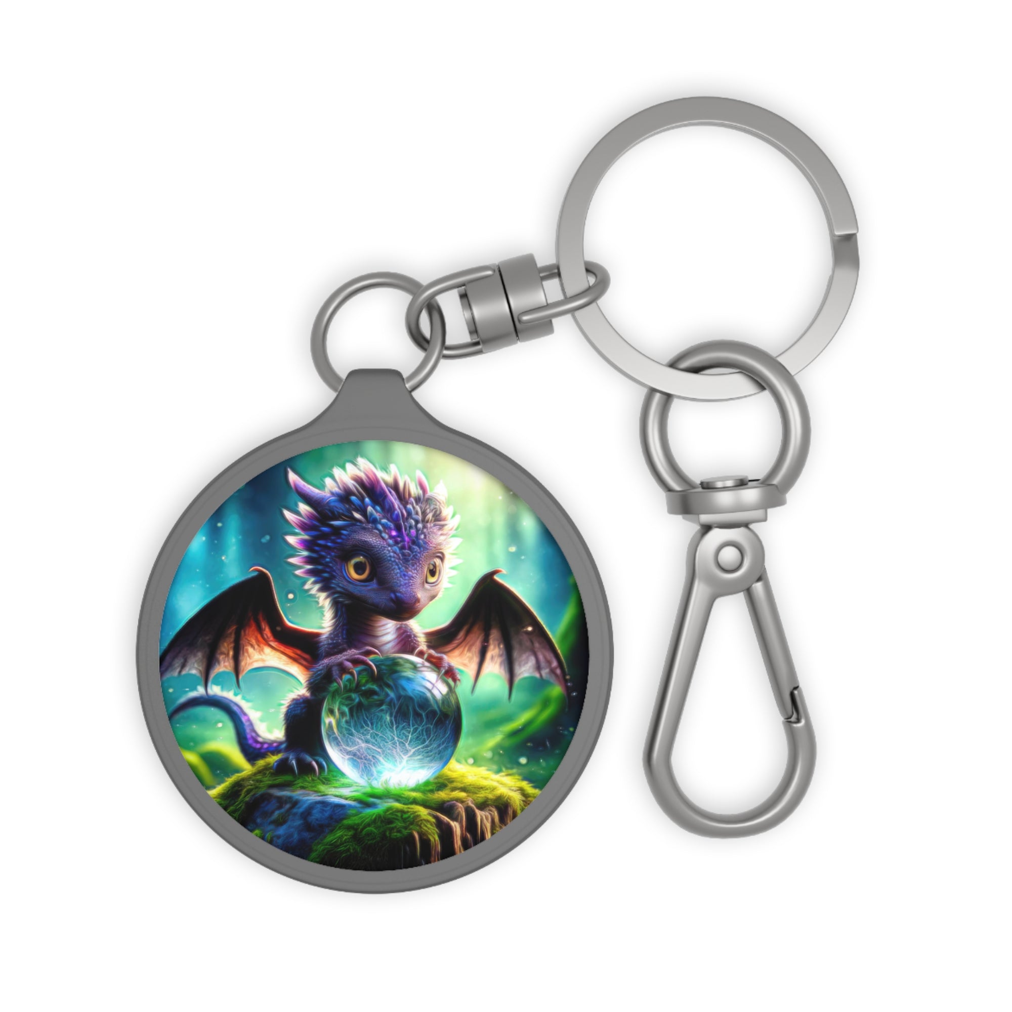 Emerald Warden Keyring Tag