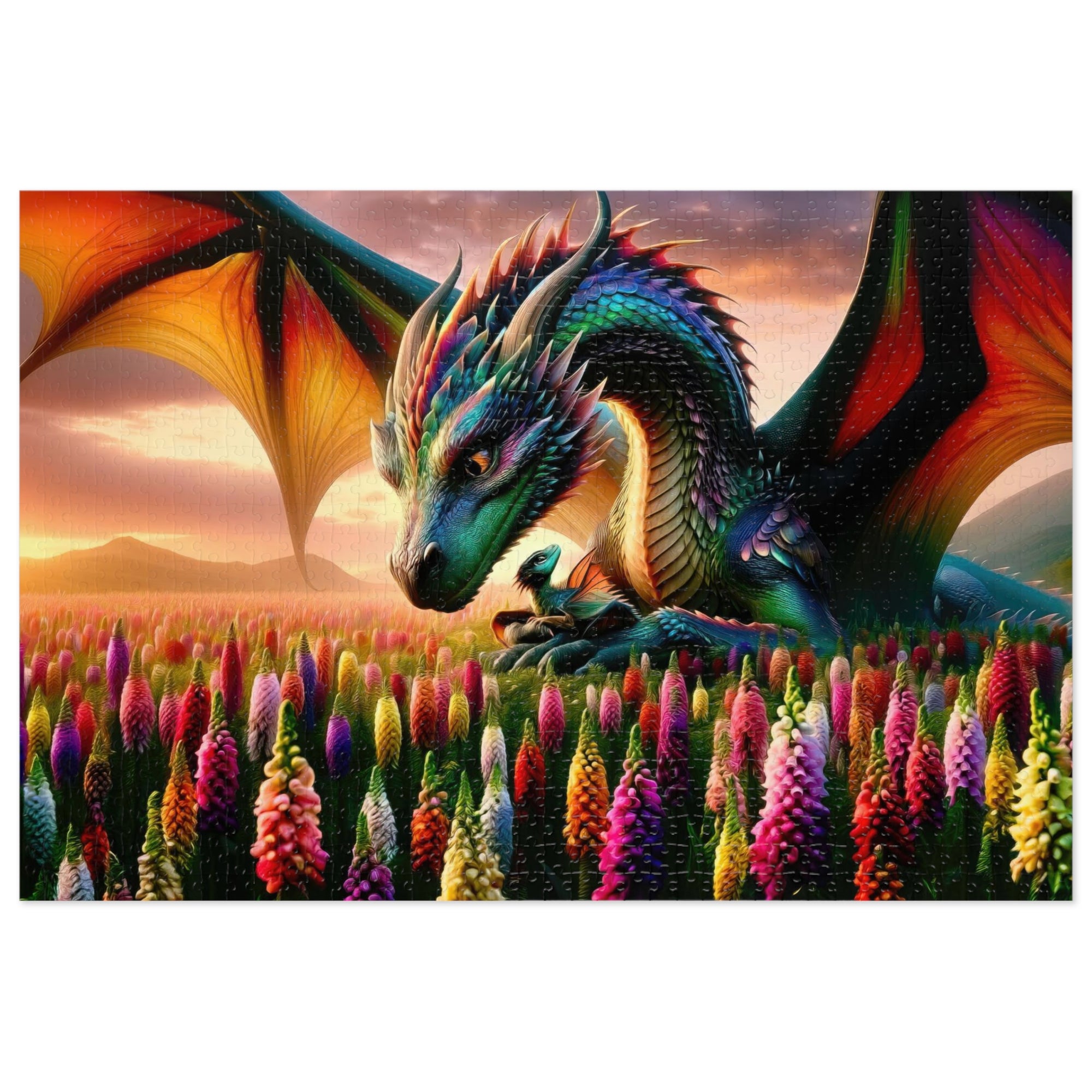 Guardian's Embrace at Snapdragon Vale Jigsaw Puzzle