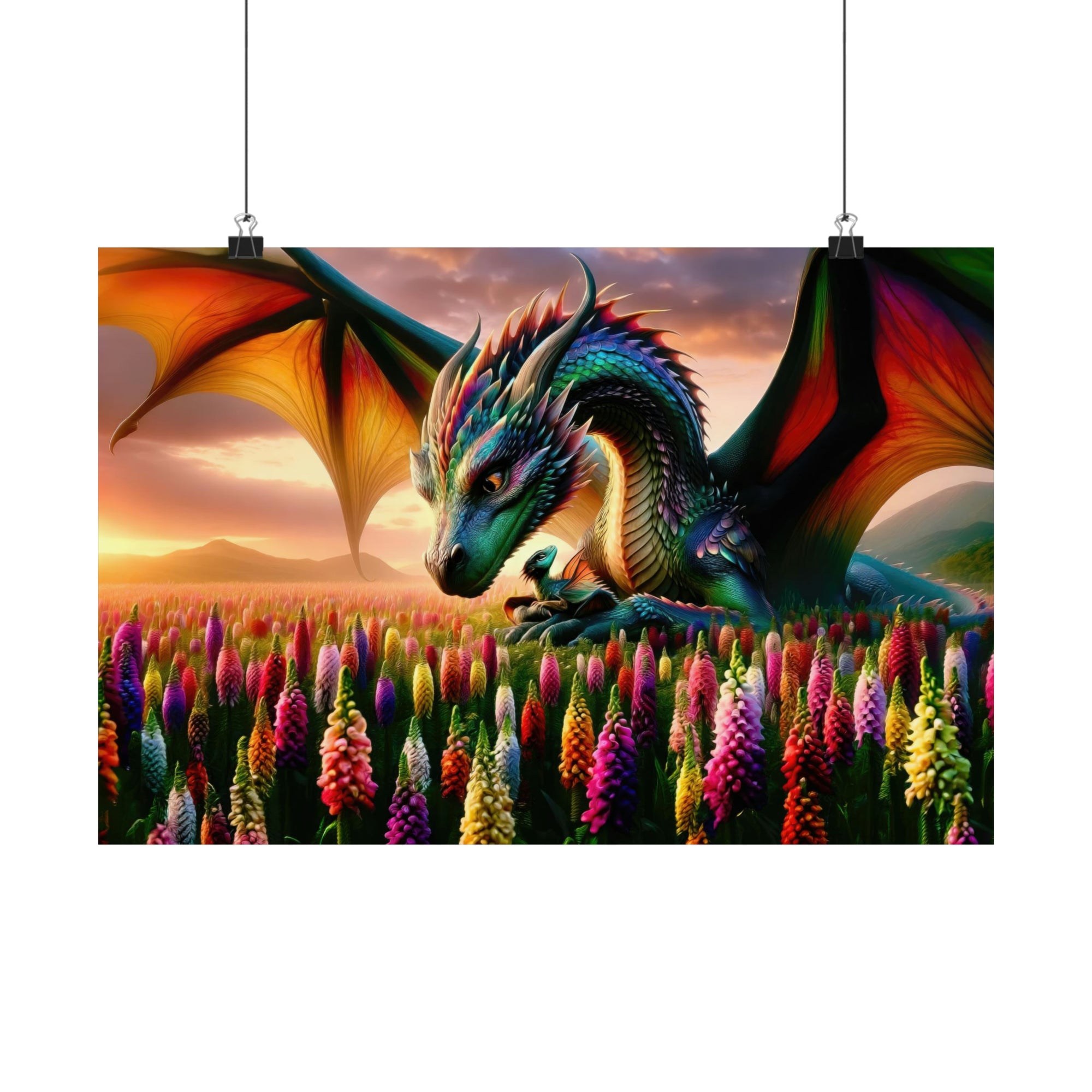 Guardian's Embrace at Snapdragon Vale Poster