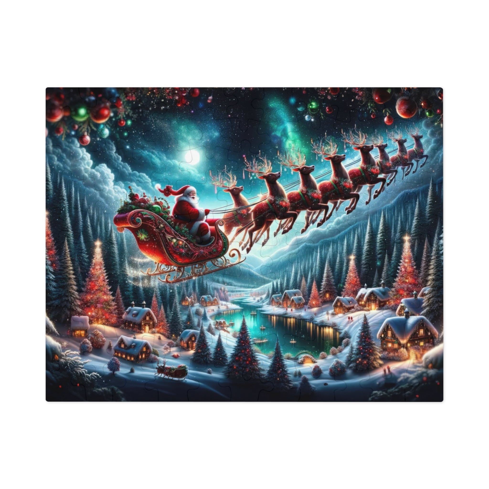 Puzzle Le voyage étoilé du Père Noël