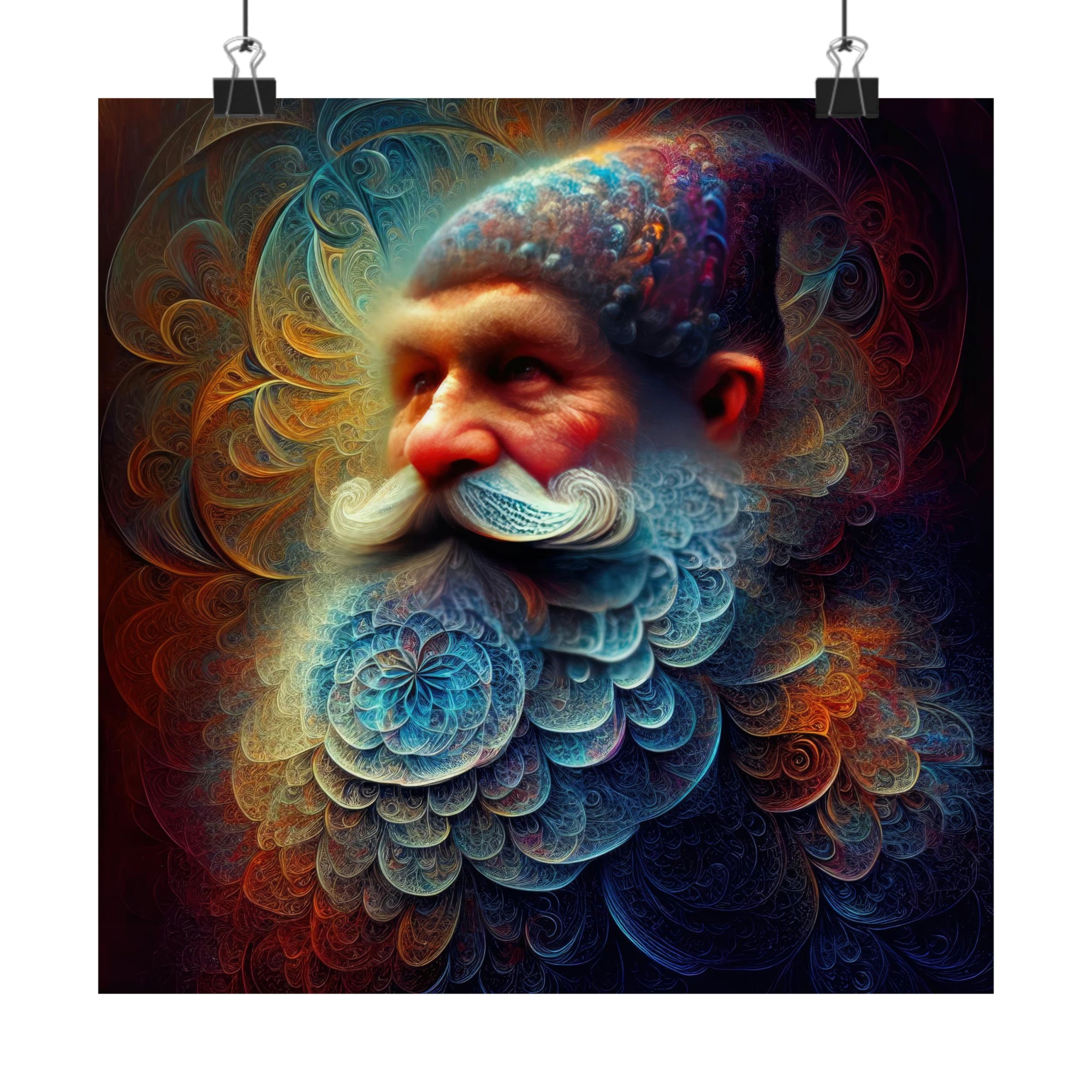The Fractal Father of Winter’s Whimsy Poster