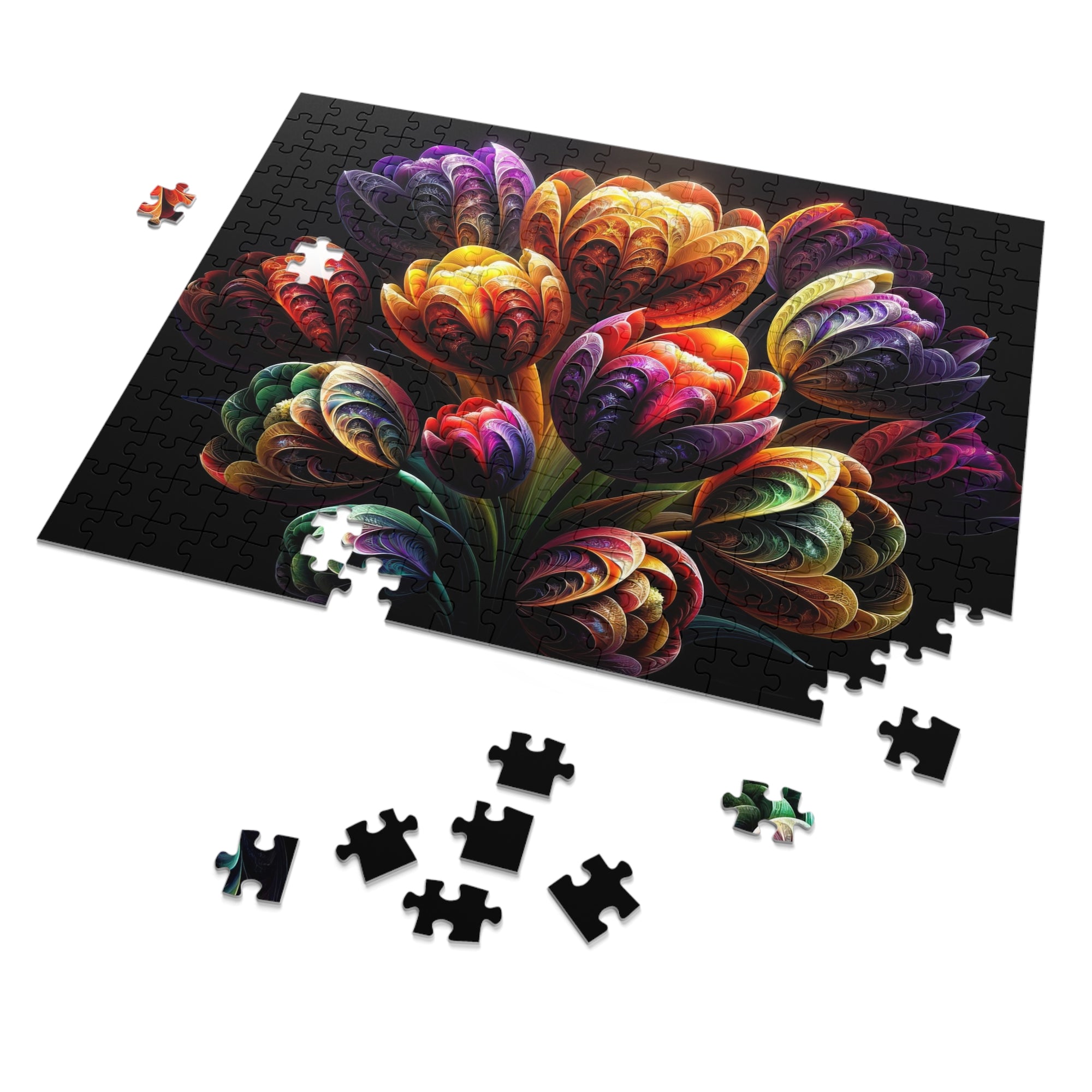 Puzzle Fractal Bloom Infinito