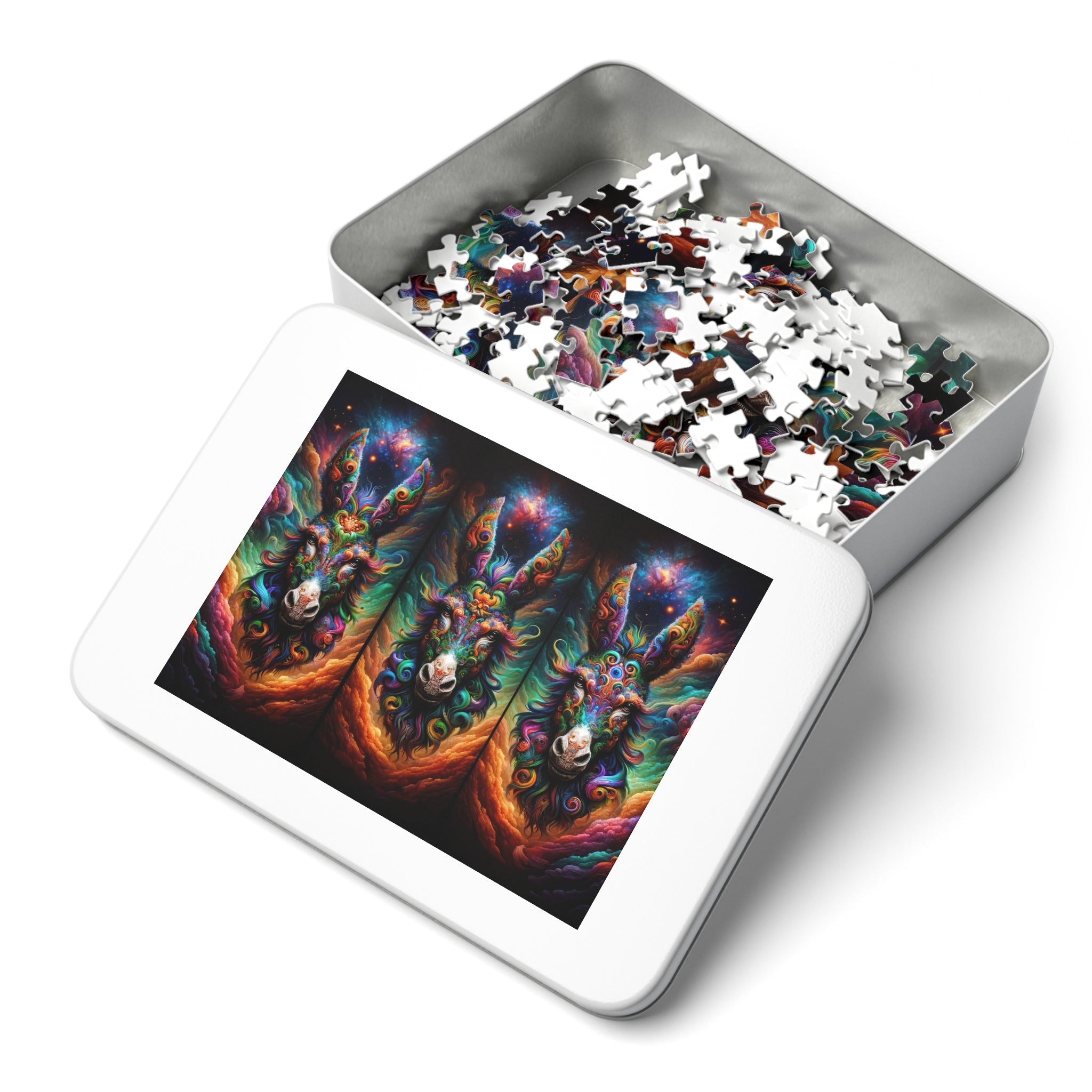 Galactic Donkey Trivision Jigsaw Puzzle