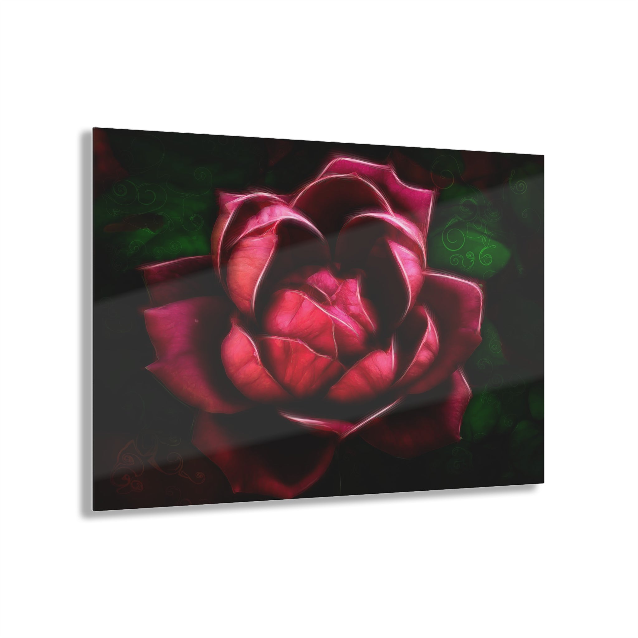 Tribal Rose Acrylic Print