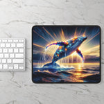 Quantum Leap of the Neon Whale Gaming Mouse Pad