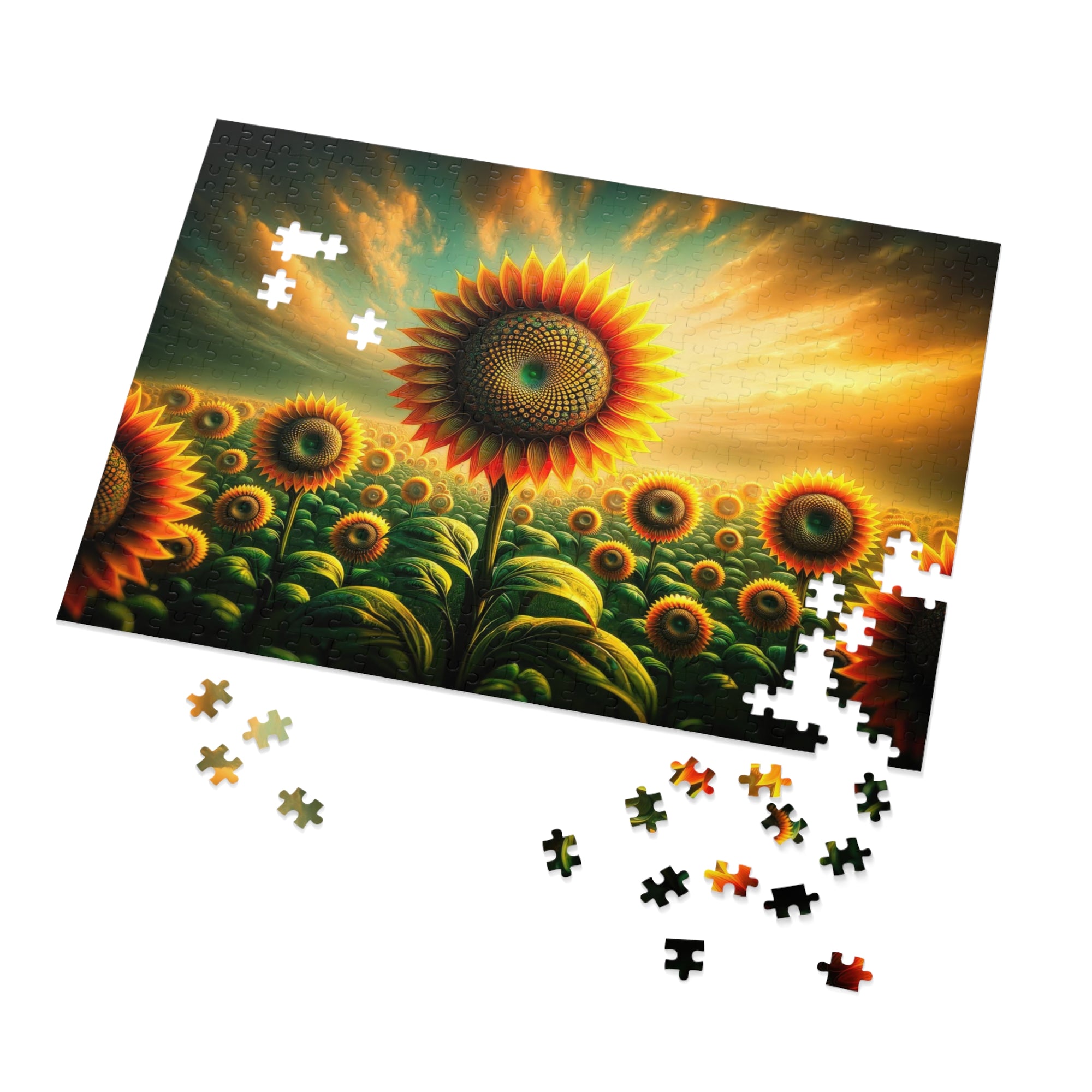 Puzzle Kaléidoscope de la flore solaire