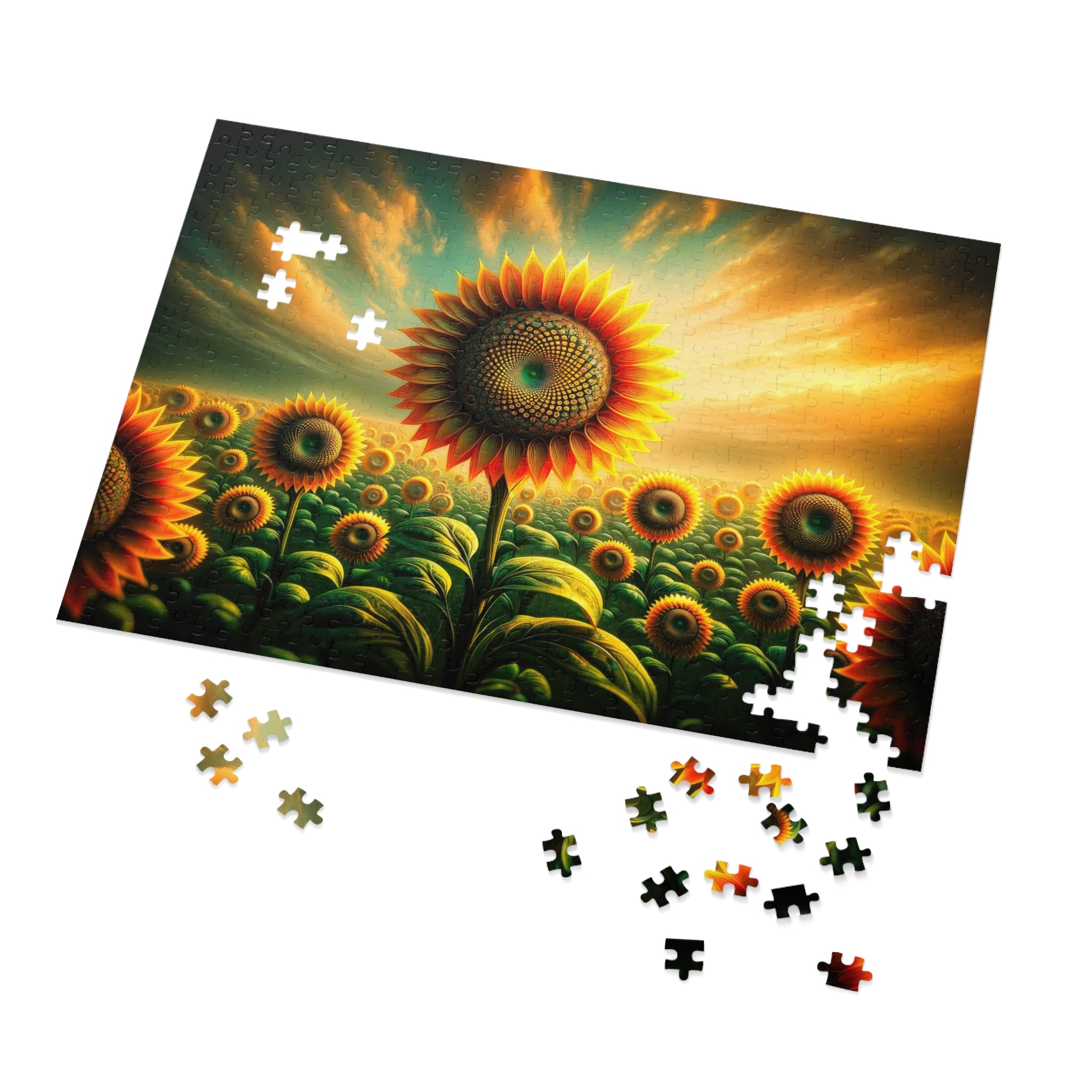 Puzzle Kaléidoscope de la flore solaire