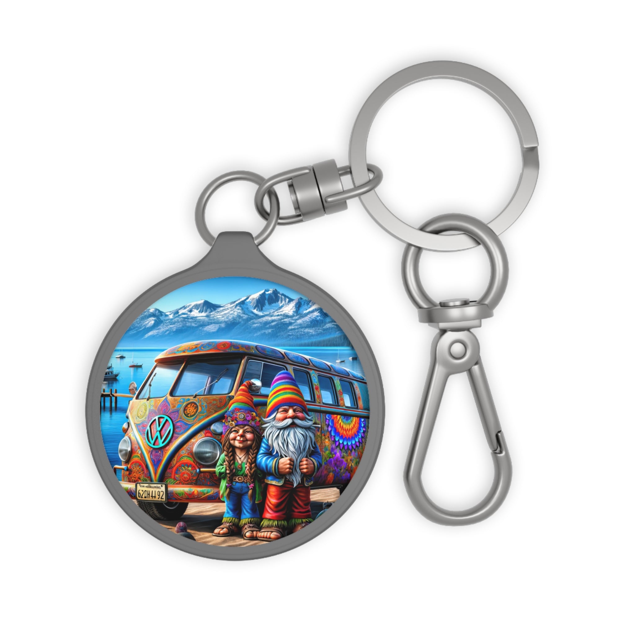 Voyage of the Vibrant Van Keyring Tag