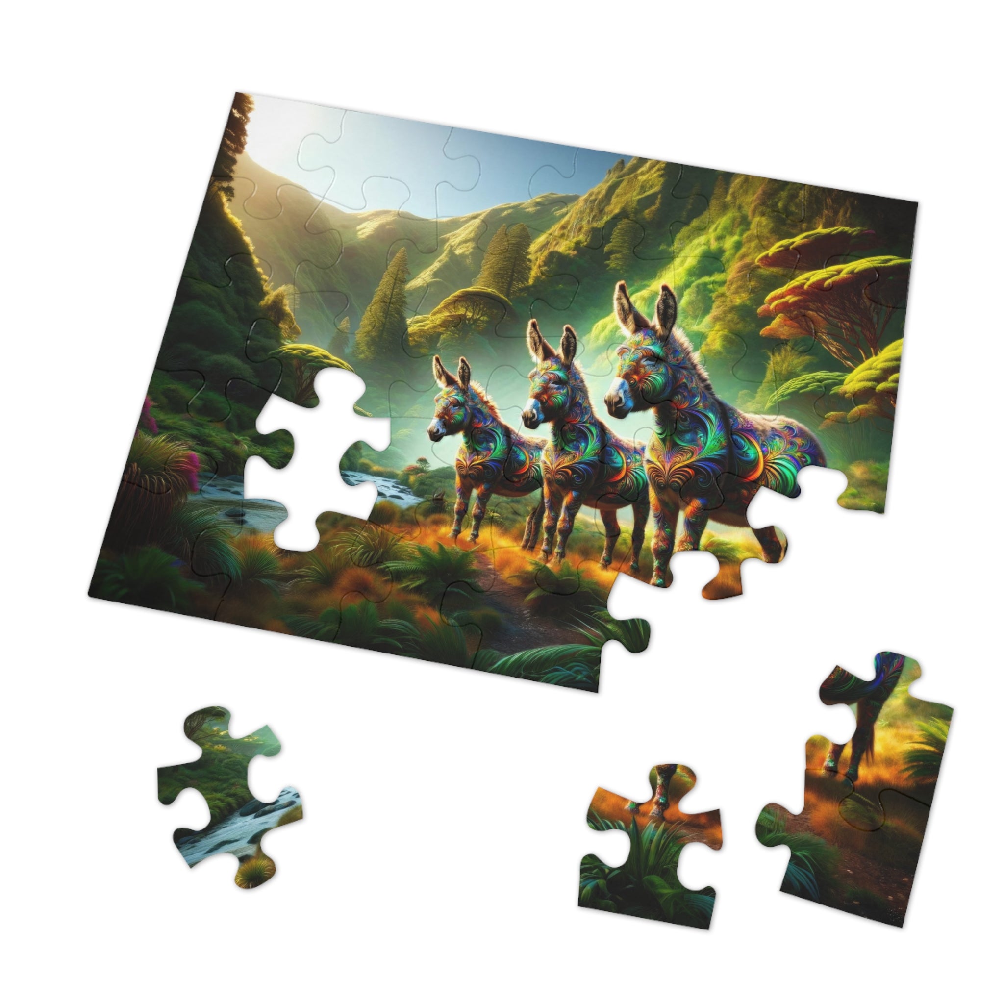The Vibrant Trio Jigsaw Puzzle