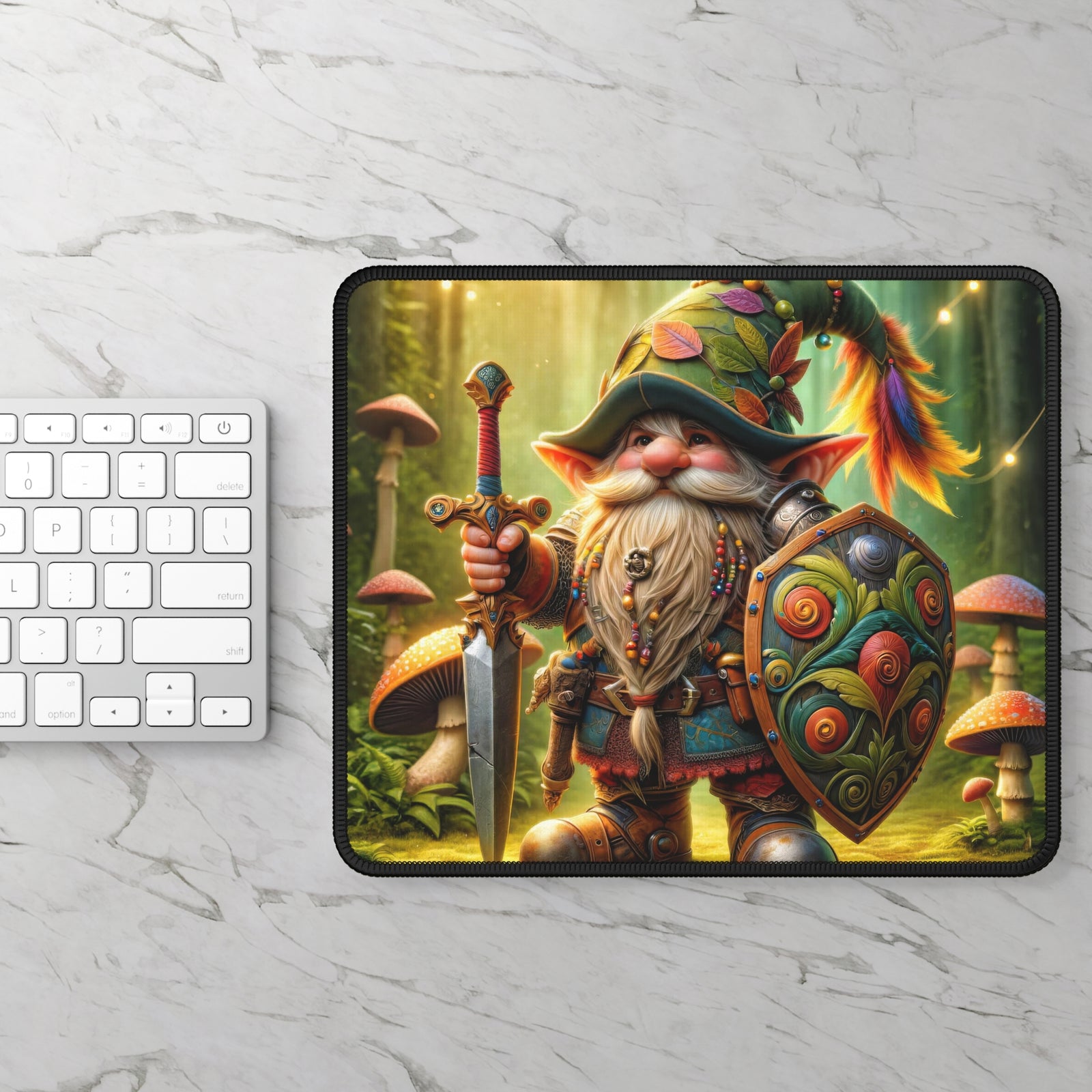 Gnome of Valor Gaming Mouse Pad