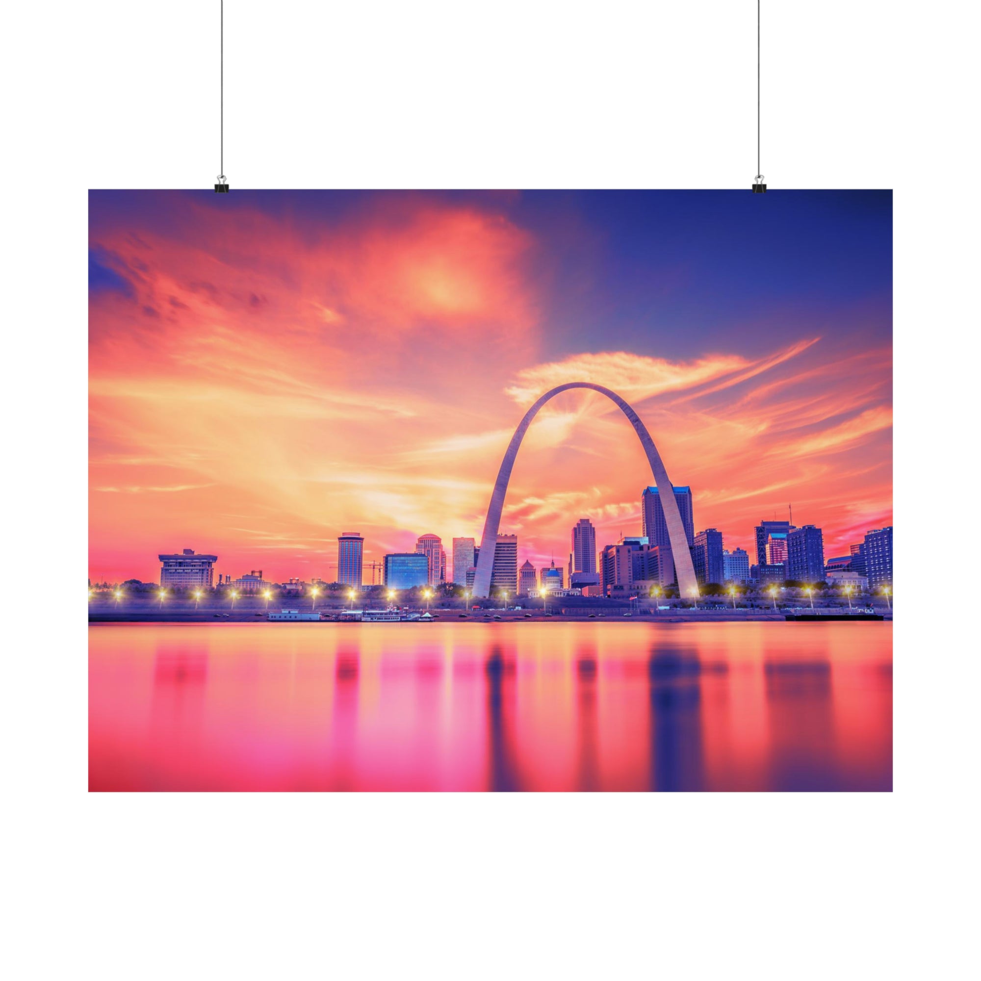 Saint Louis In Pinks Poster