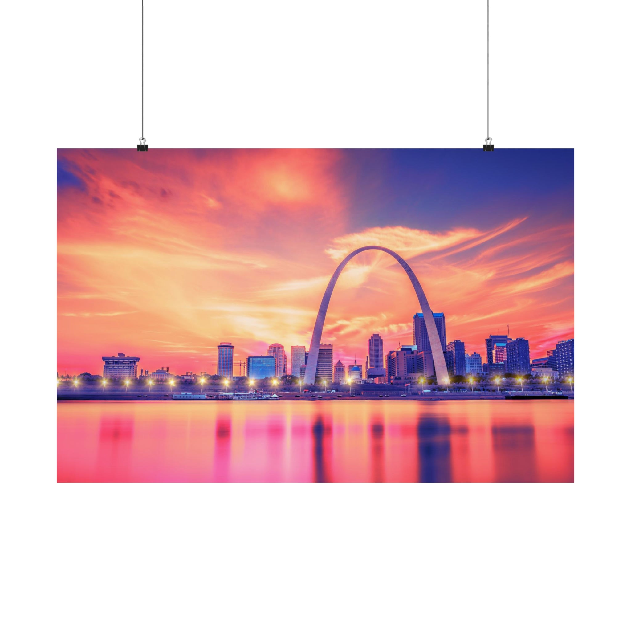 Saint Louis In Pinks Poster