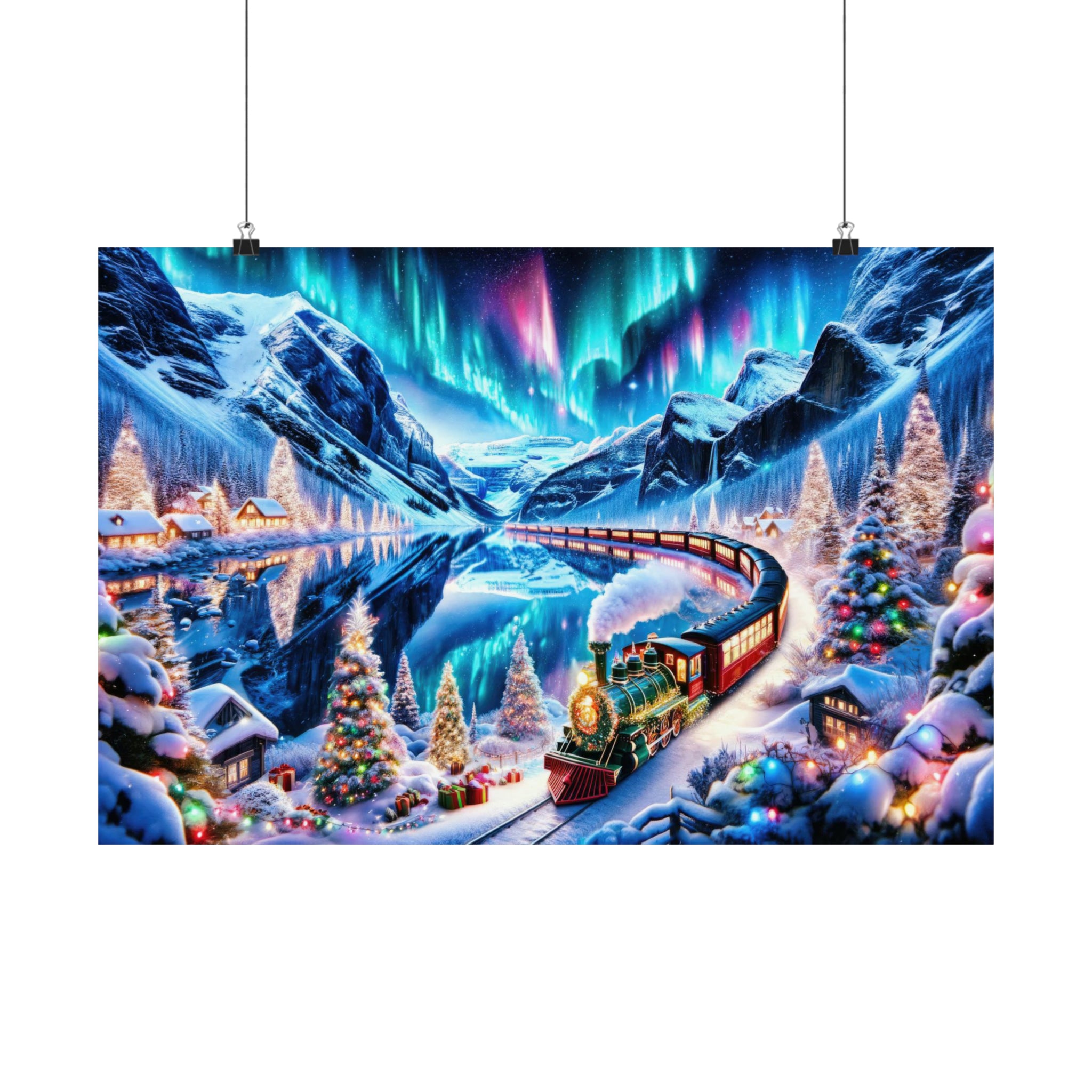 Pays des Merveilles d'Hiver Express Poster