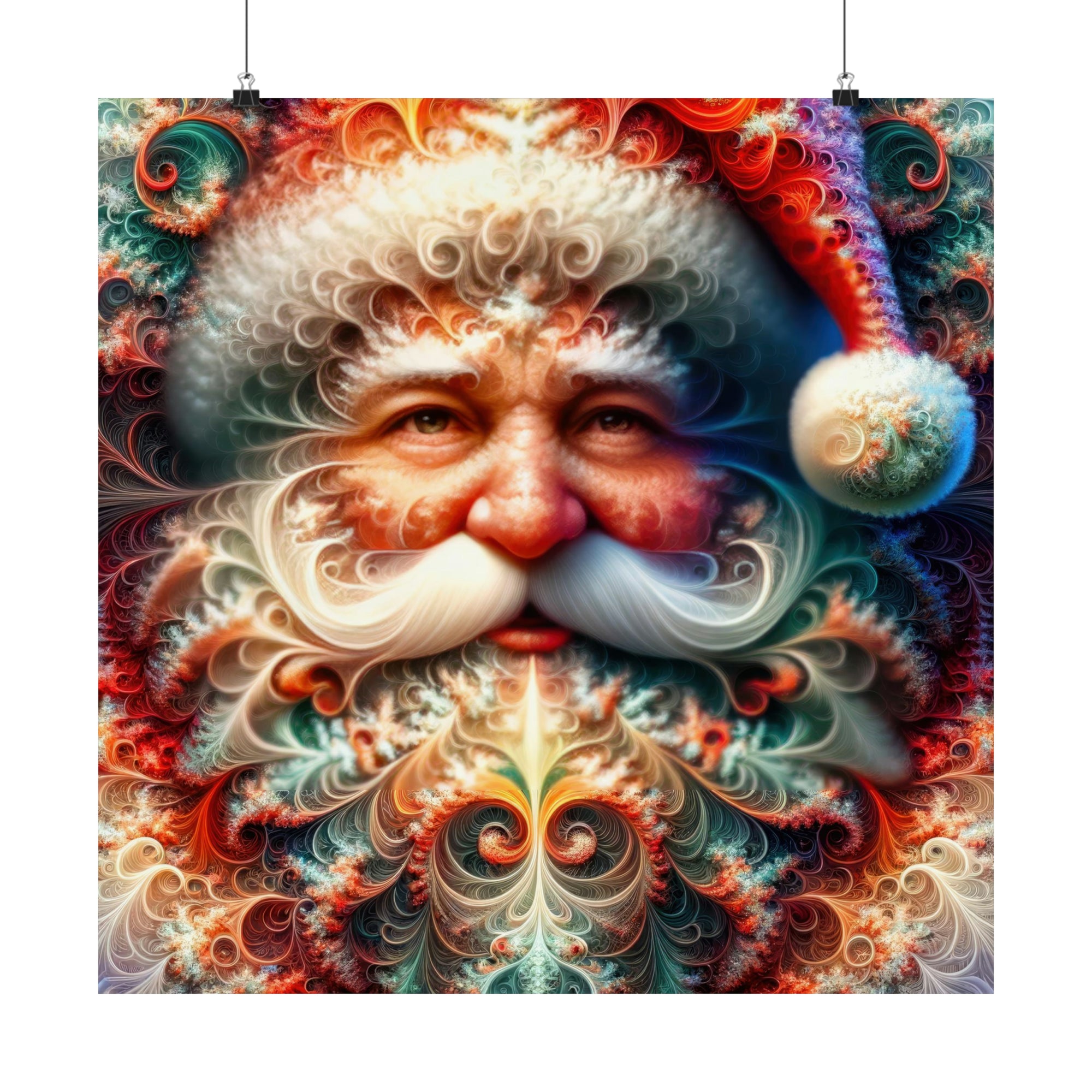 Fractale Saint Nick Poster