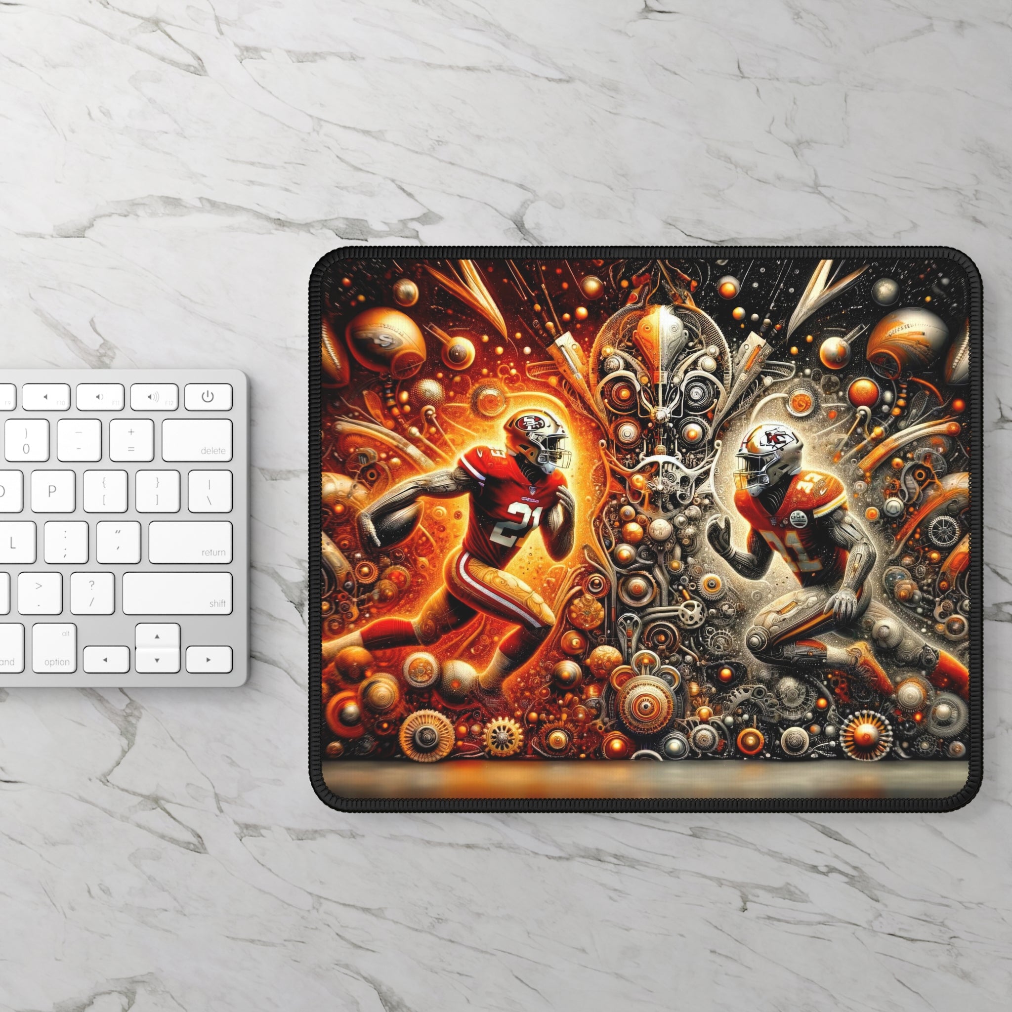 Tapis de souris de jeu Ironclad Rivals