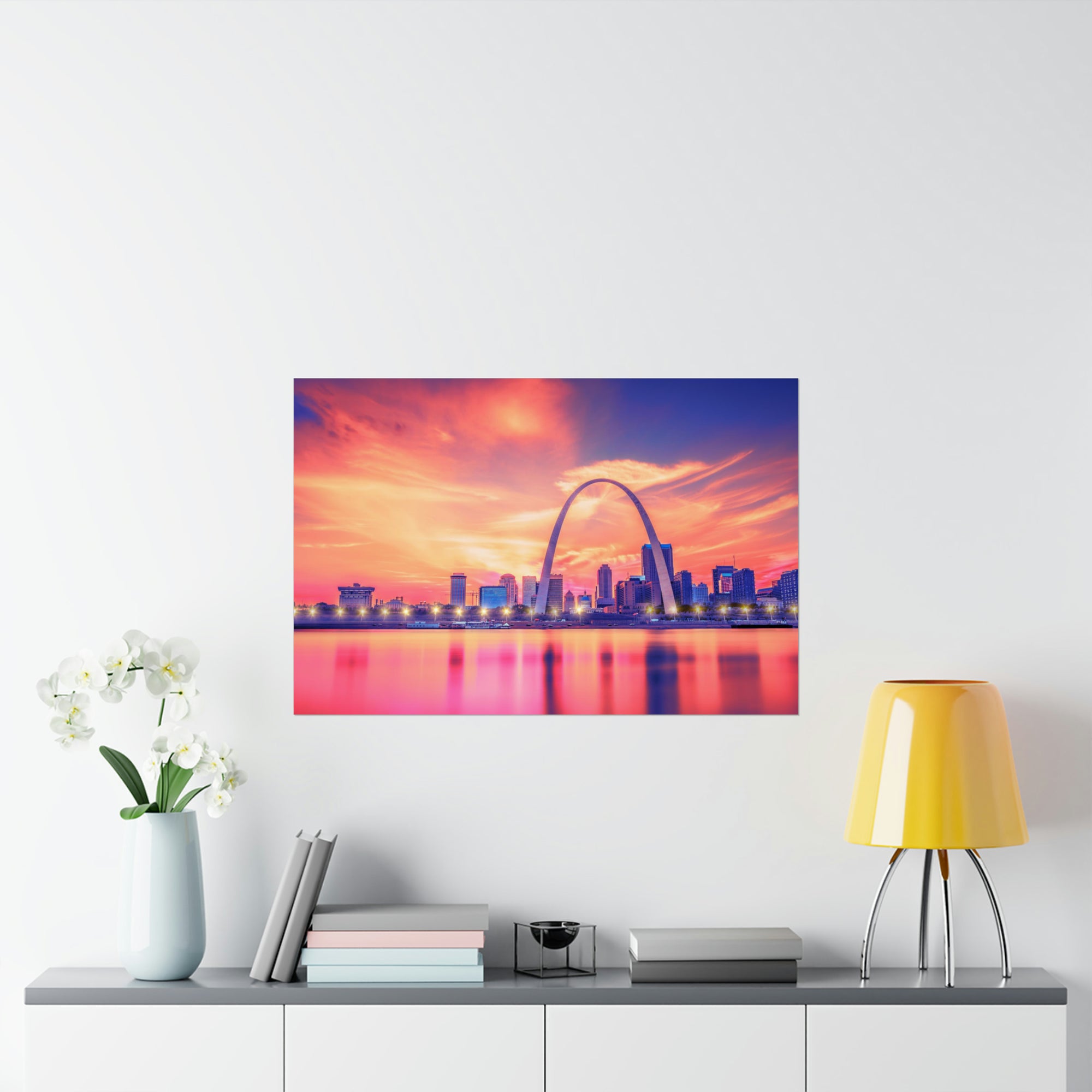 Saint Louis In Pinks Poster