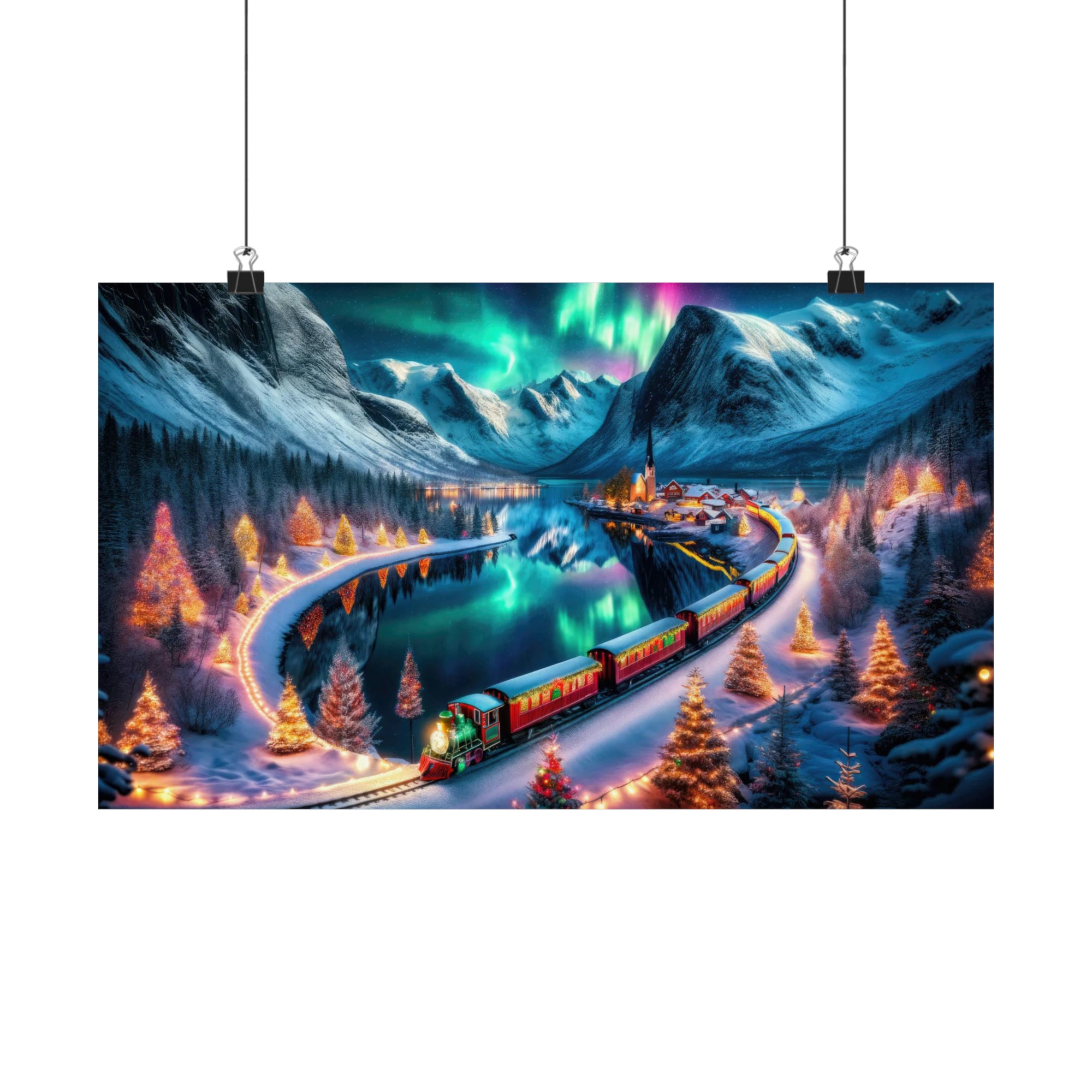 Un voyage de réveillon d'hiver Poster