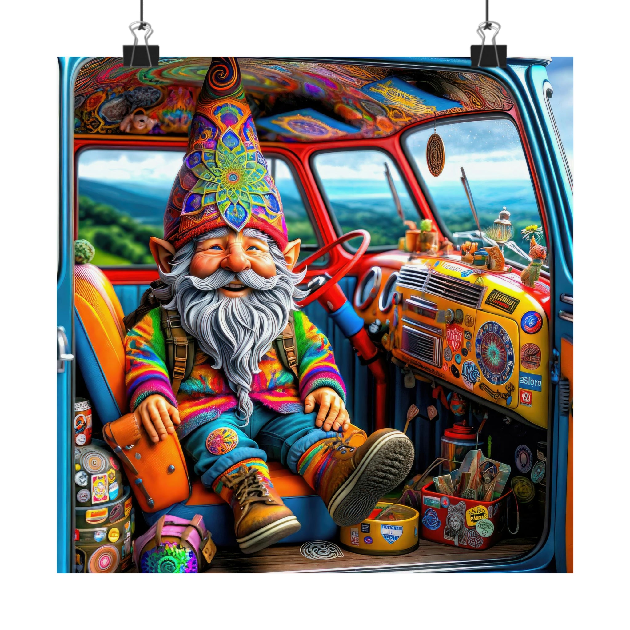 Viajes de Jovial Jasper, el gnomo Póster