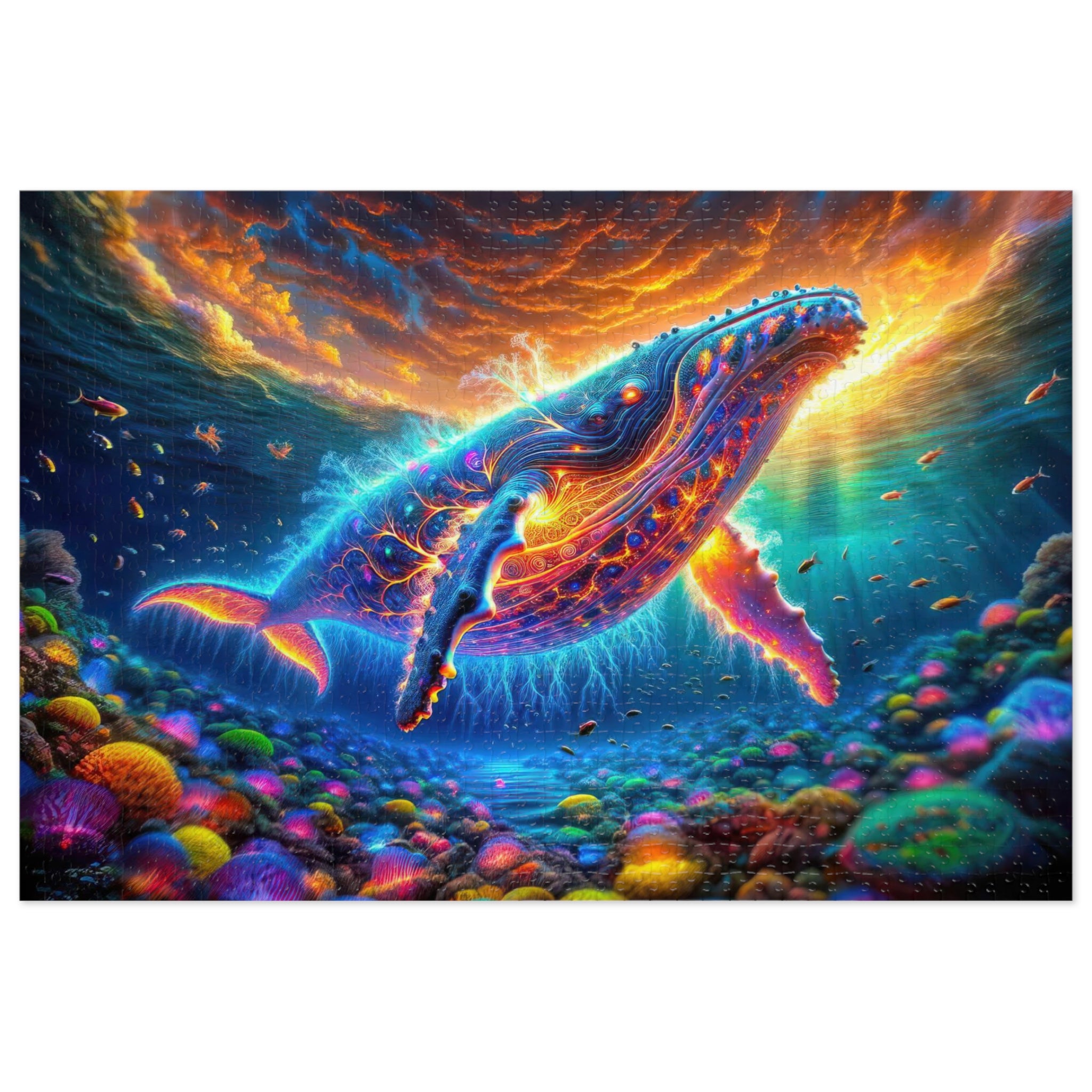 The Cosmic Dance of the Humpback Whale Jigsaw Puzzle