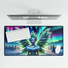 Whispers of the Winter Sprite Desk Mats