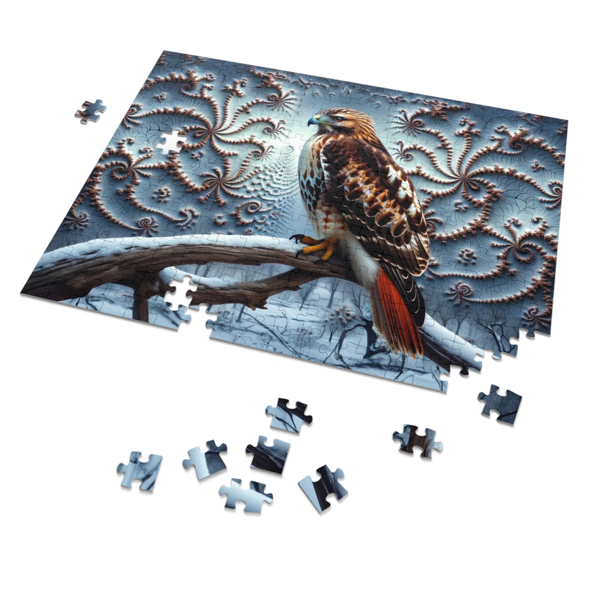 Red-Tailed Fractal Sovereign Jigsaw Puzzle