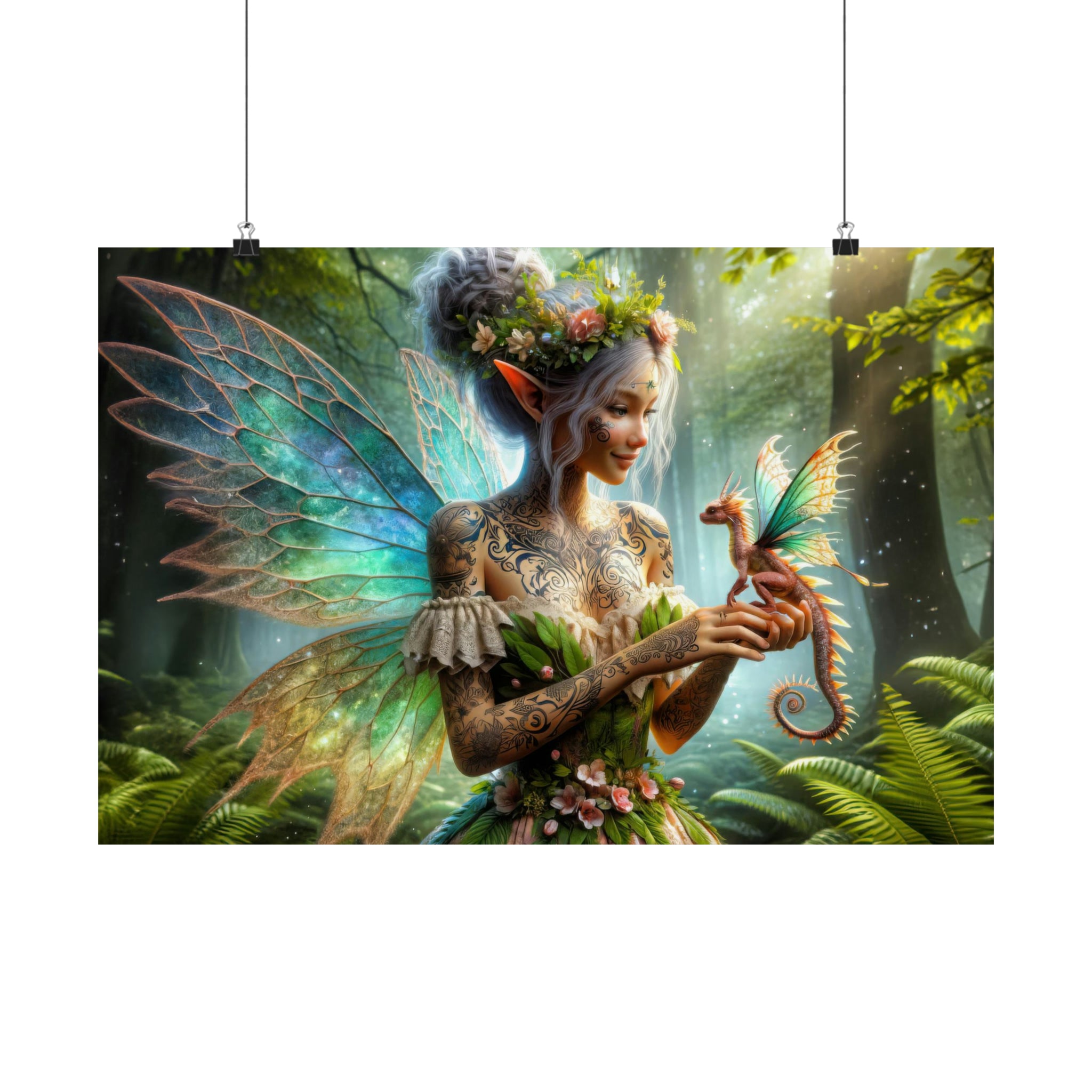 The Faerie and Her Dragonette Poster