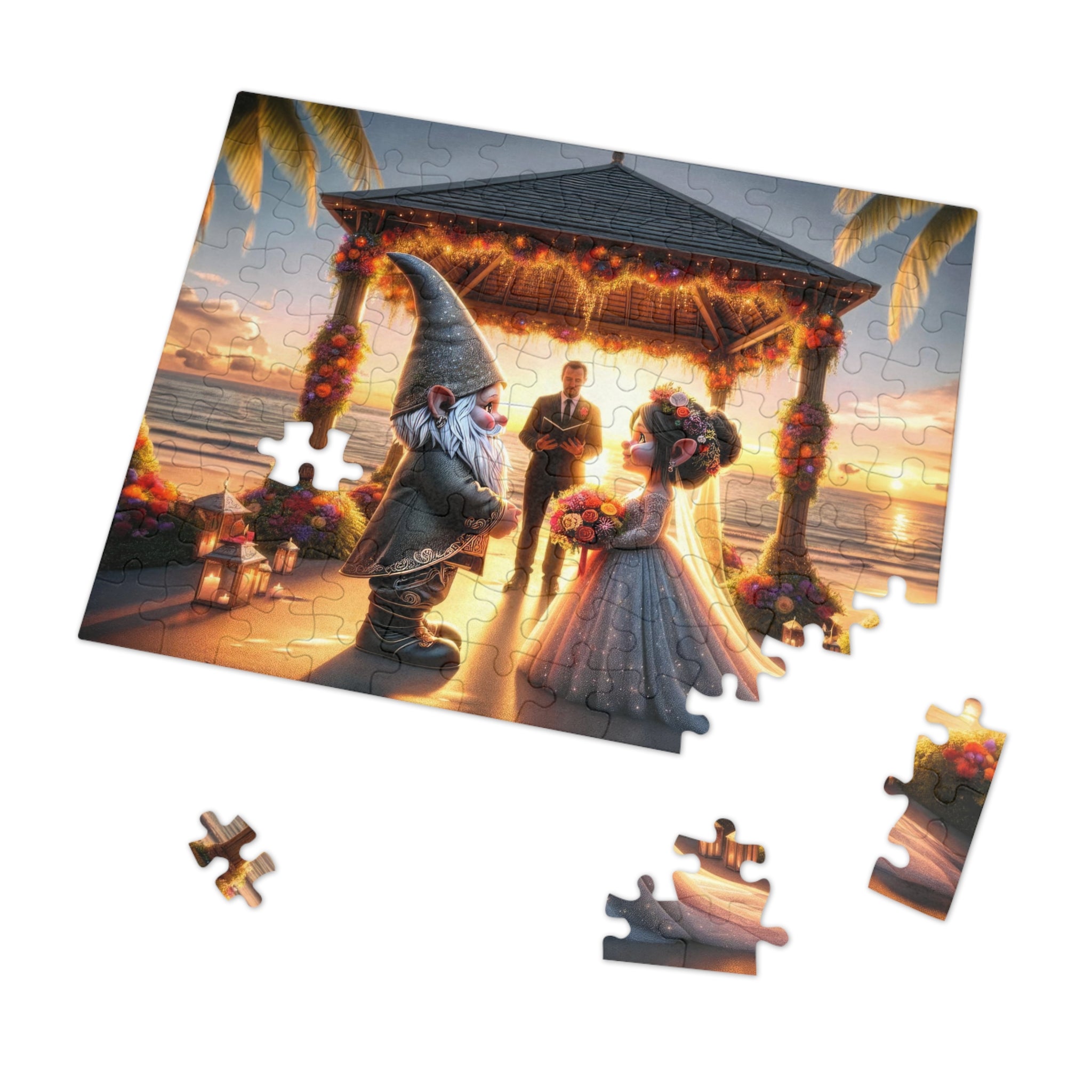 Elara and Finn's Seaside Promise Jigsaw Puzzle
