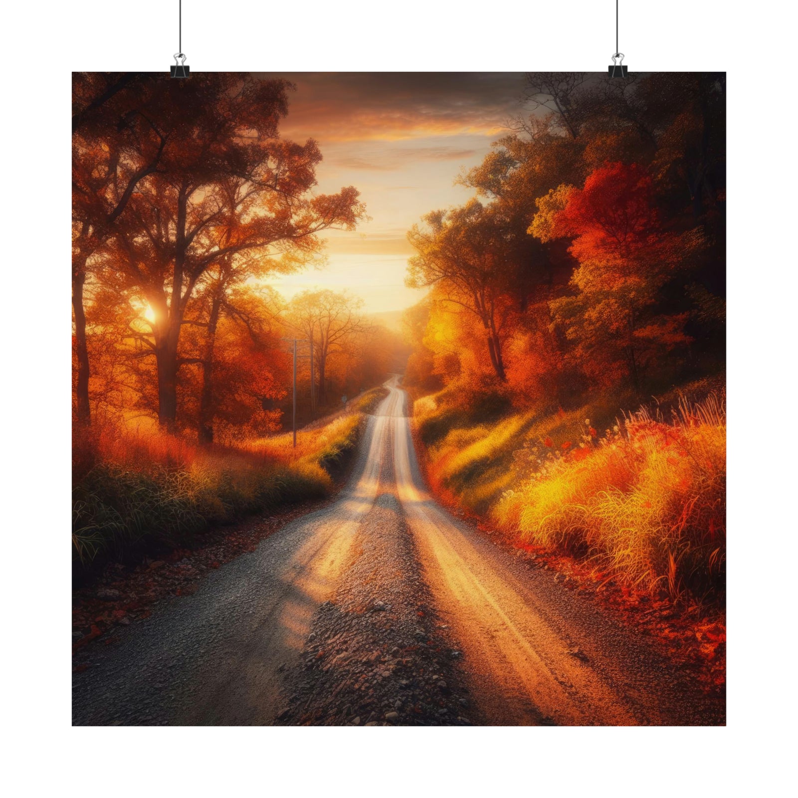 The Path to Autumn Poster