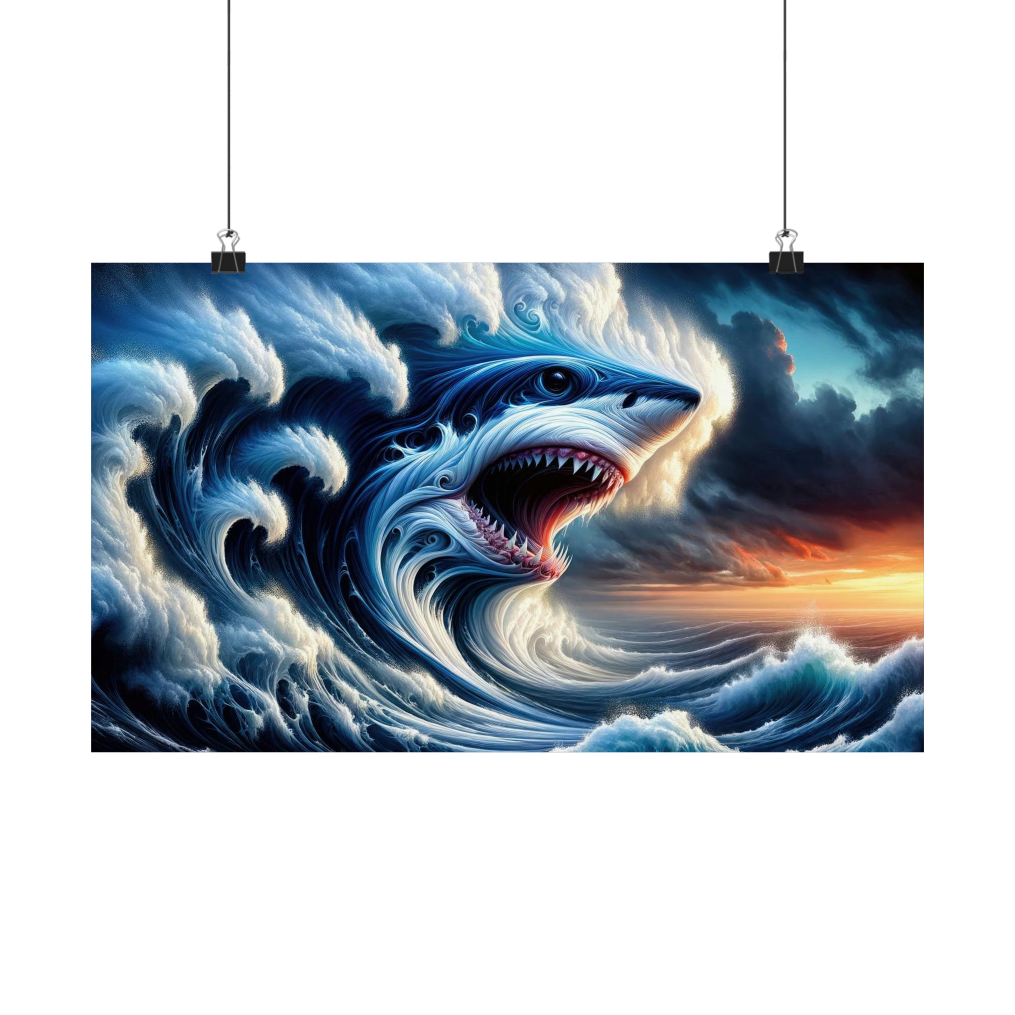 La fureur de l'océan Poster