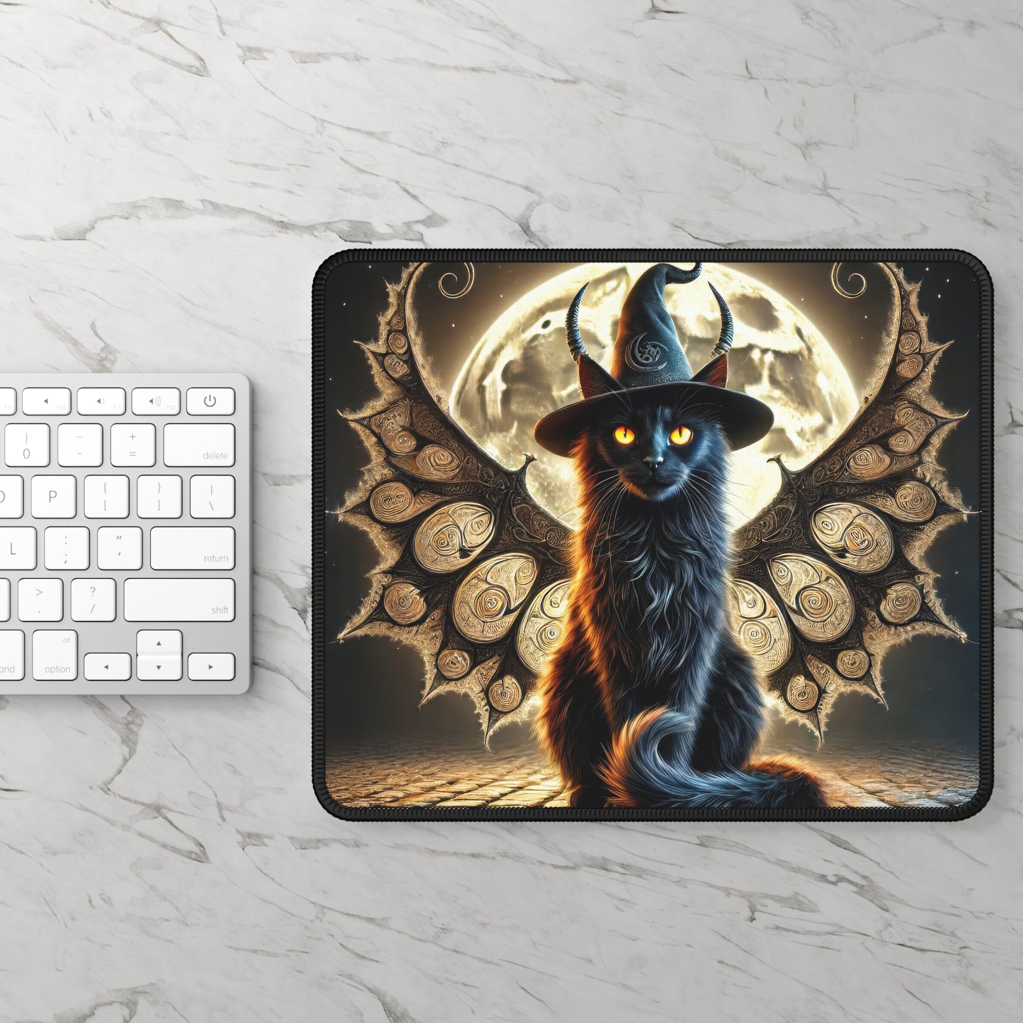 Shadow of the Crescent Curse Mouse Pad