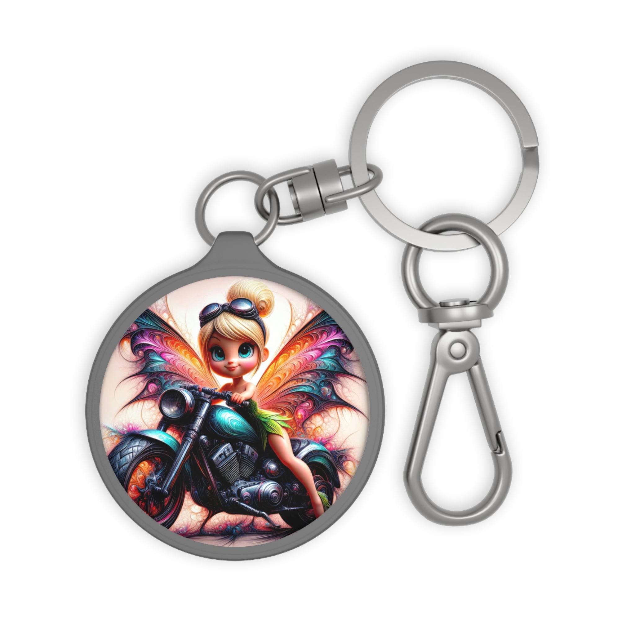Pixie on Pistons Keyring Tag