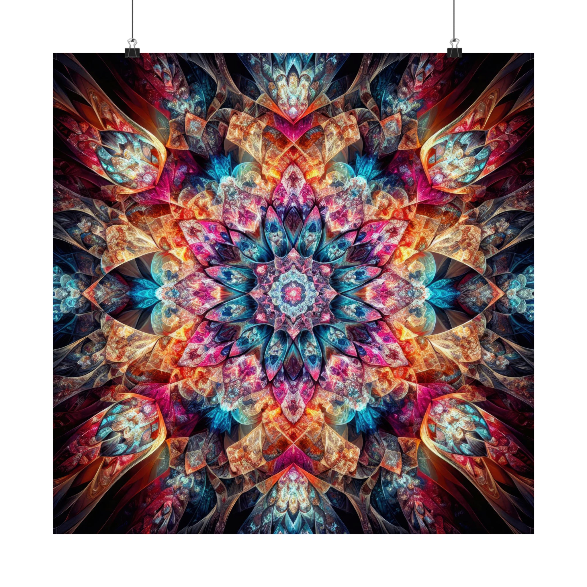 Kaleidoscopic Vibrance Poster