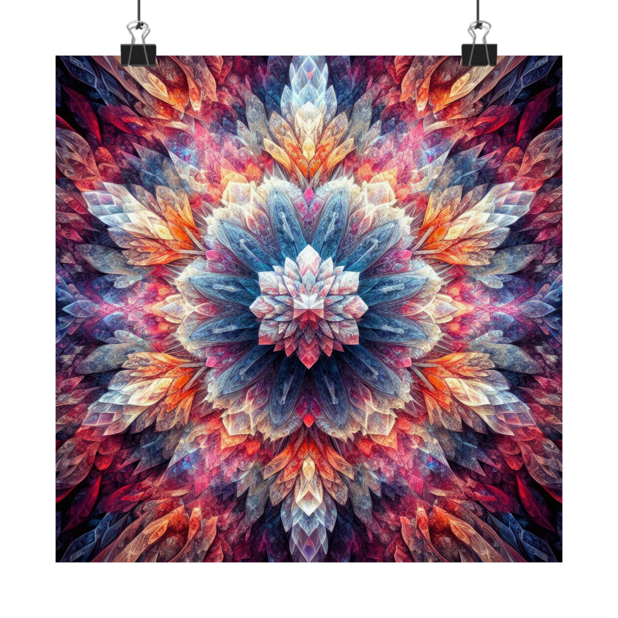 Fractal Kaleidoscope Poster