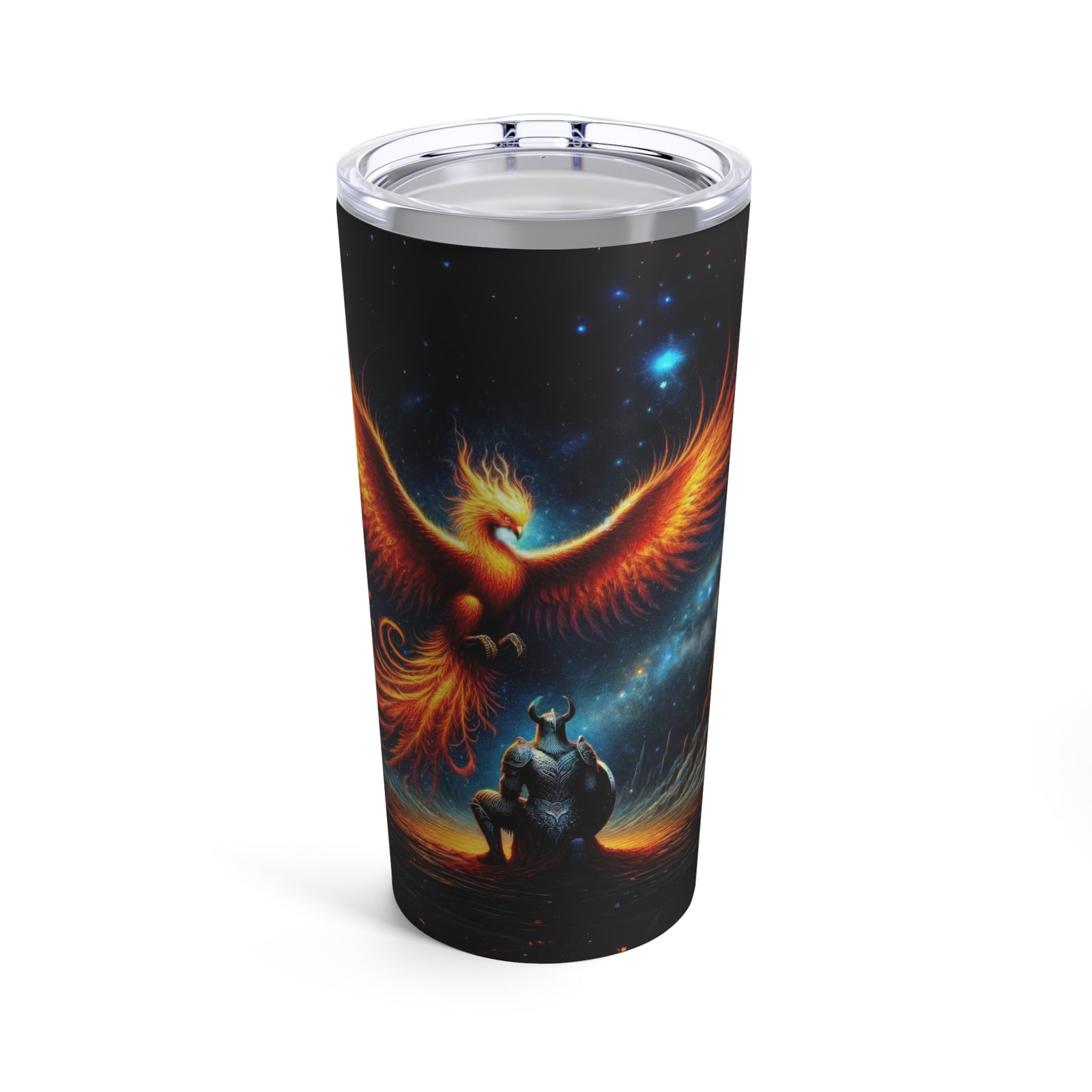 The Cosmic Rebirth of the Phoenix and the Watcher Tumbler 20oz