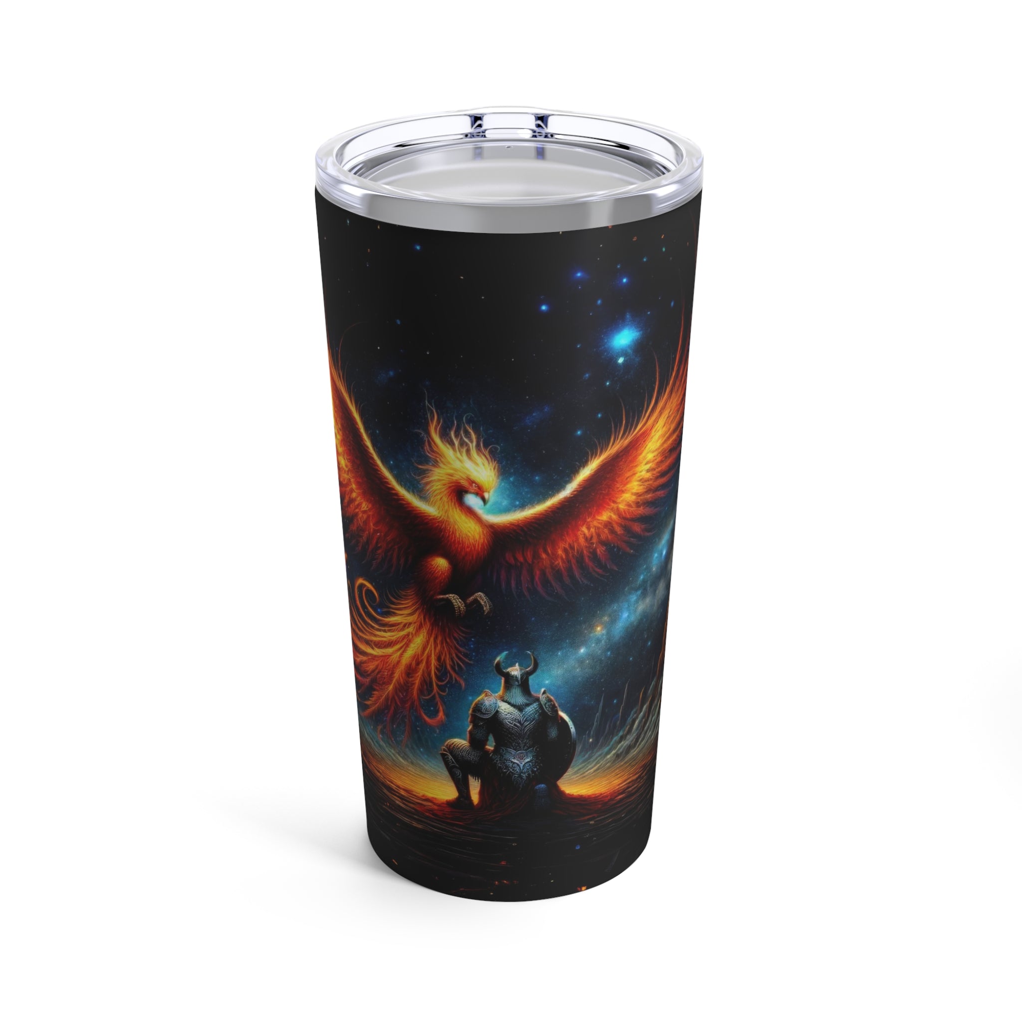 La renaissance cosmique du Phénix et du Watcher Tumbler 20oz
