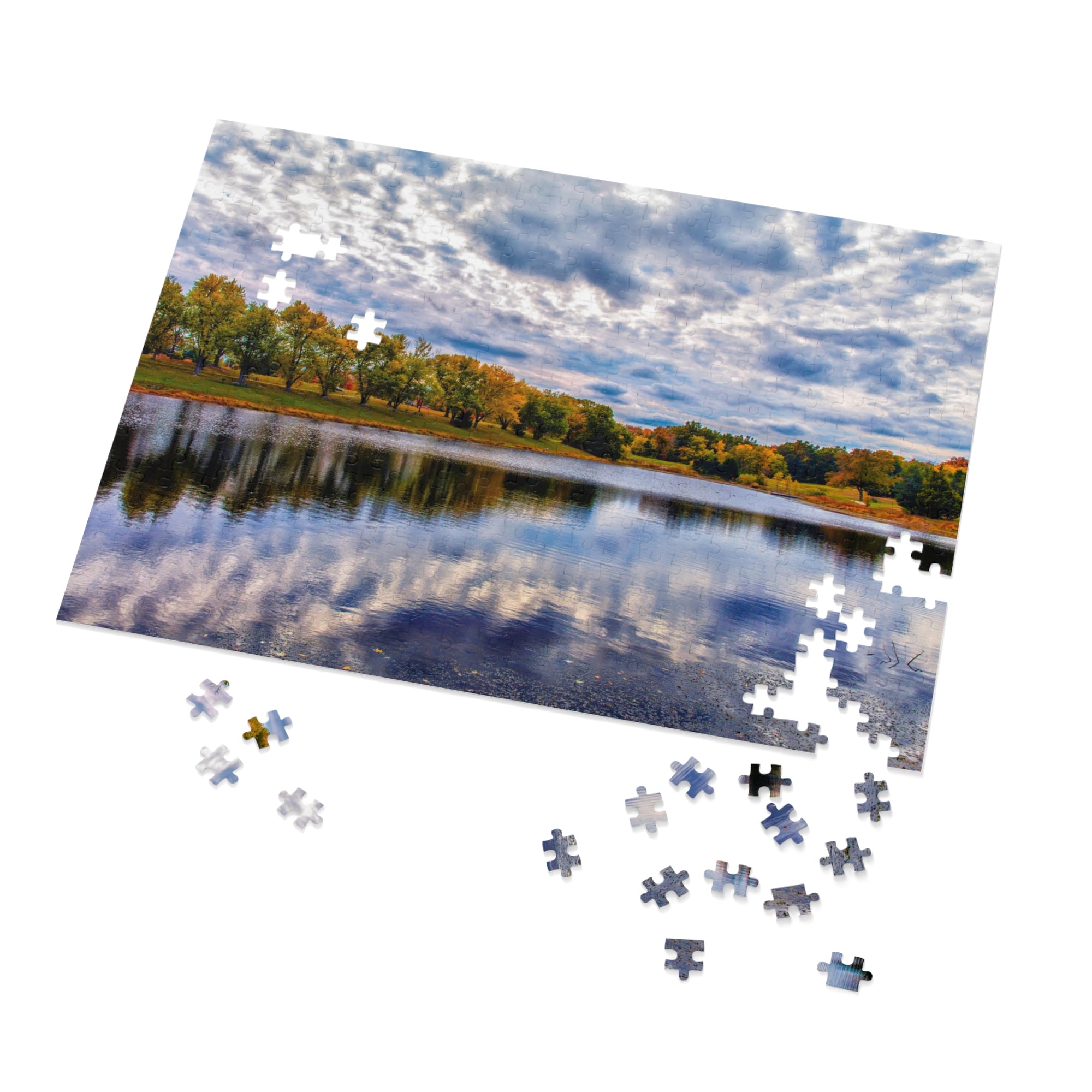 Puzzle Drame dans le ciel d'automne