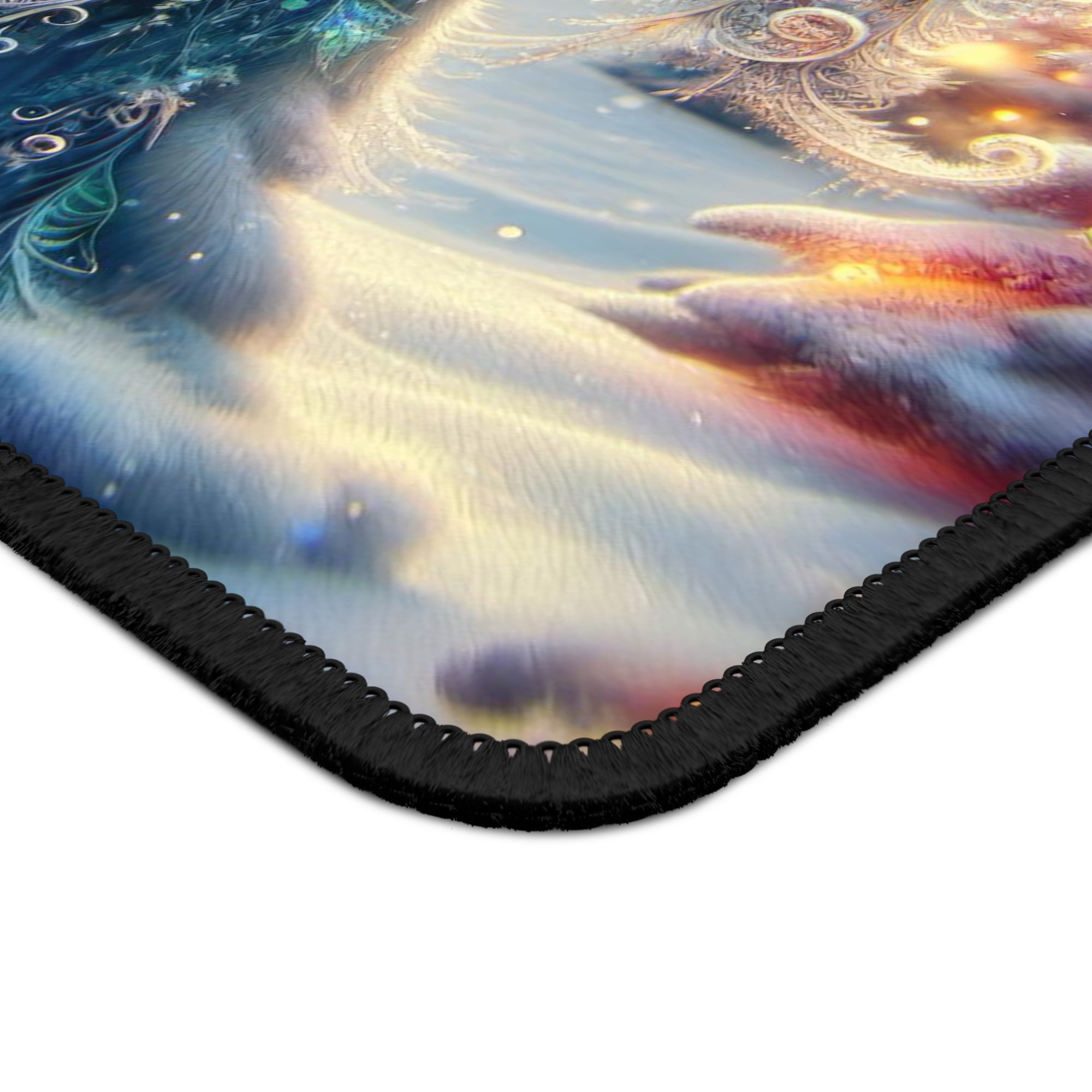 Tapis de souris de jeu Fractal Frost enchanté