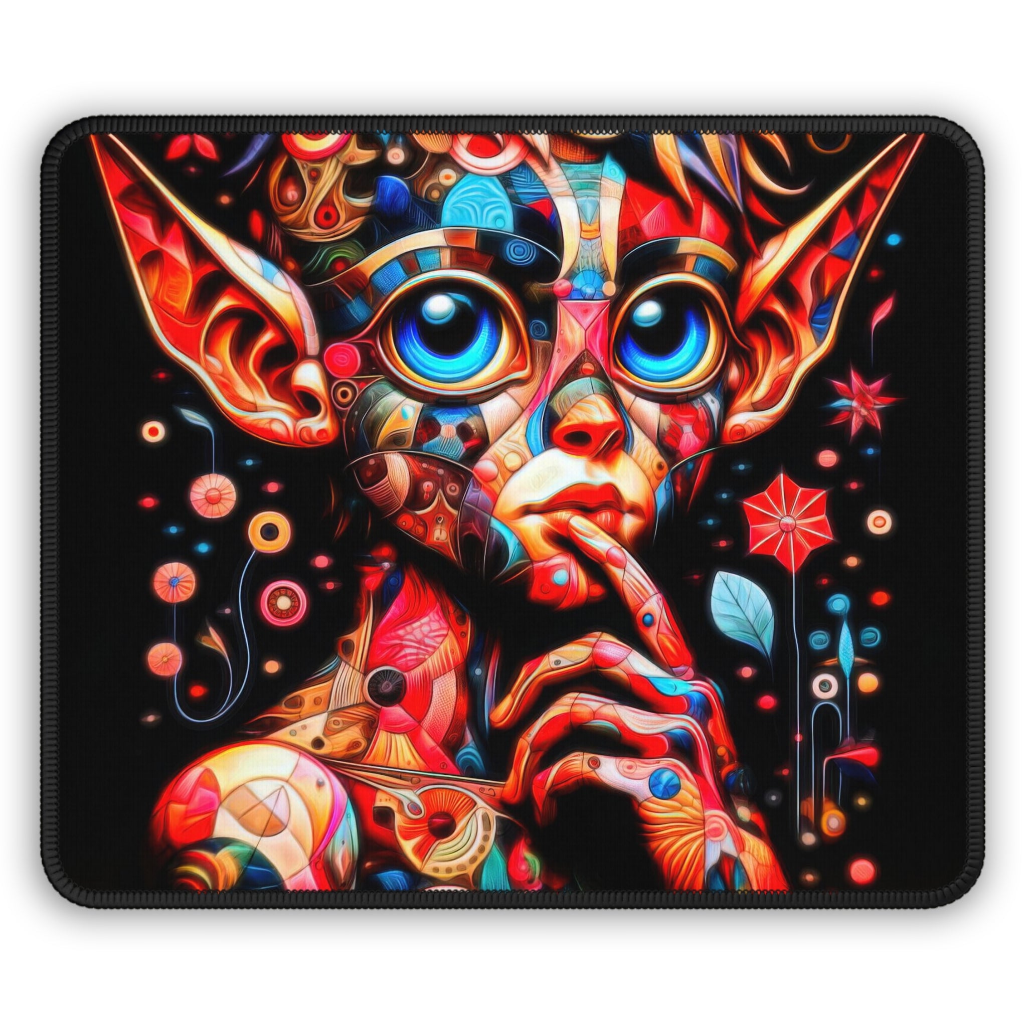 Contemplations d'un tapis de souris de jeu Patchwork Mind