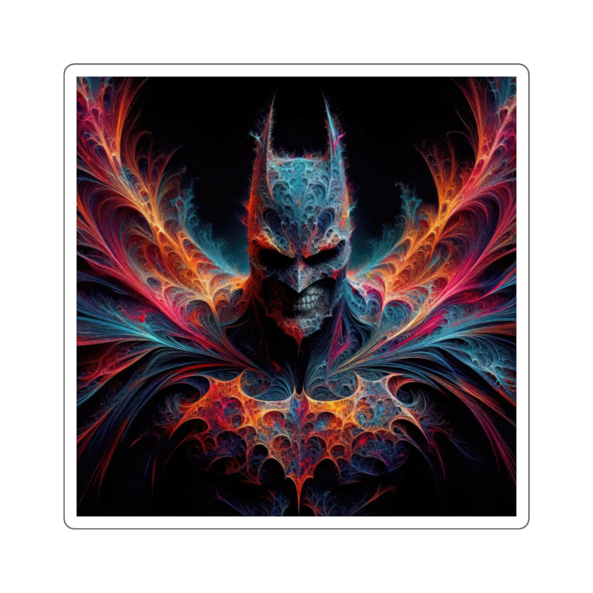 Autocollants Dark Kinight fractalisés