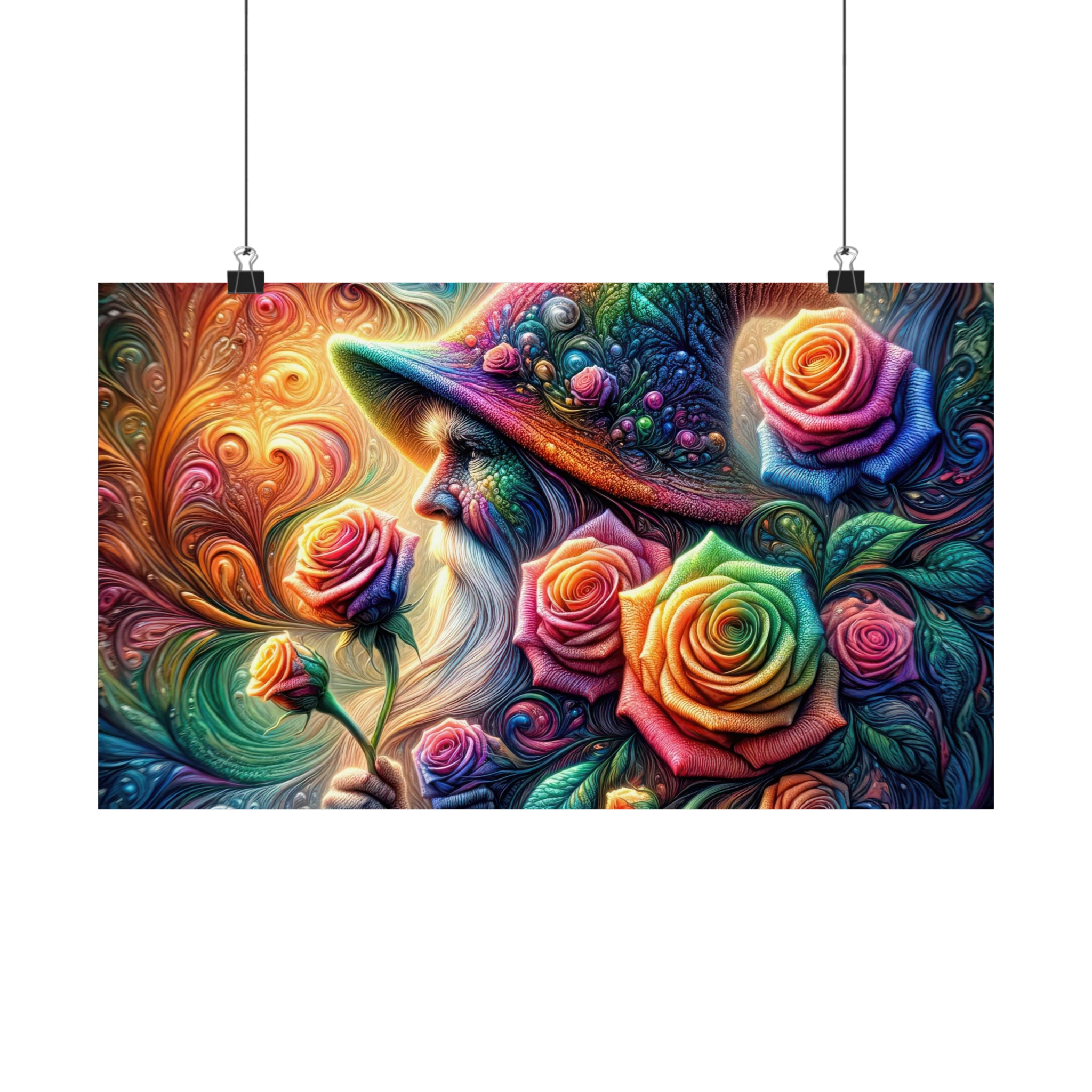 Los cuentos rosados ​​del anciano Póster