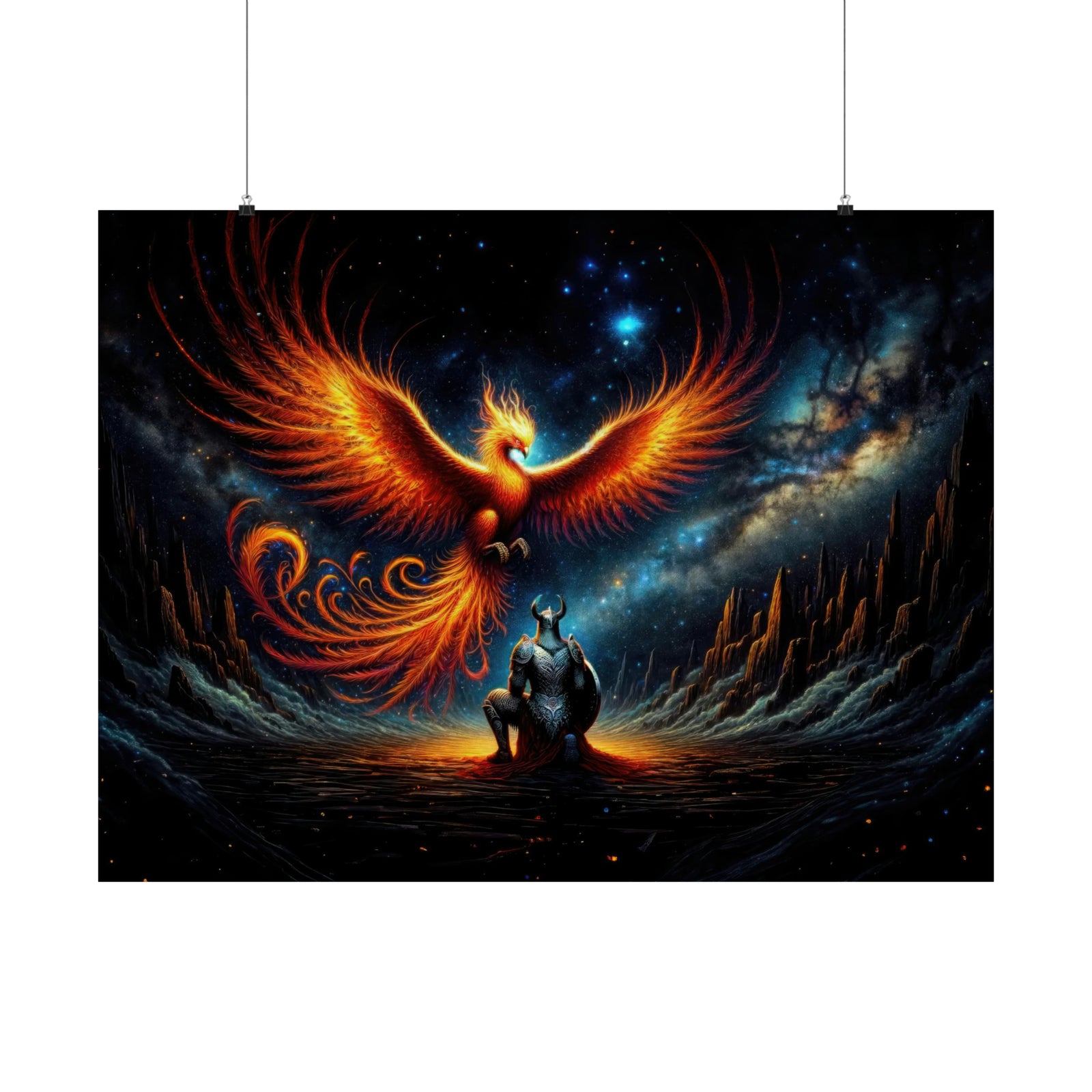 The Cosmic Rebirth of the Phoenix and the Watcher Poster