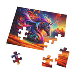 The Chromatic Chronicles of a Celestial Steed Jigsaw Puzzle