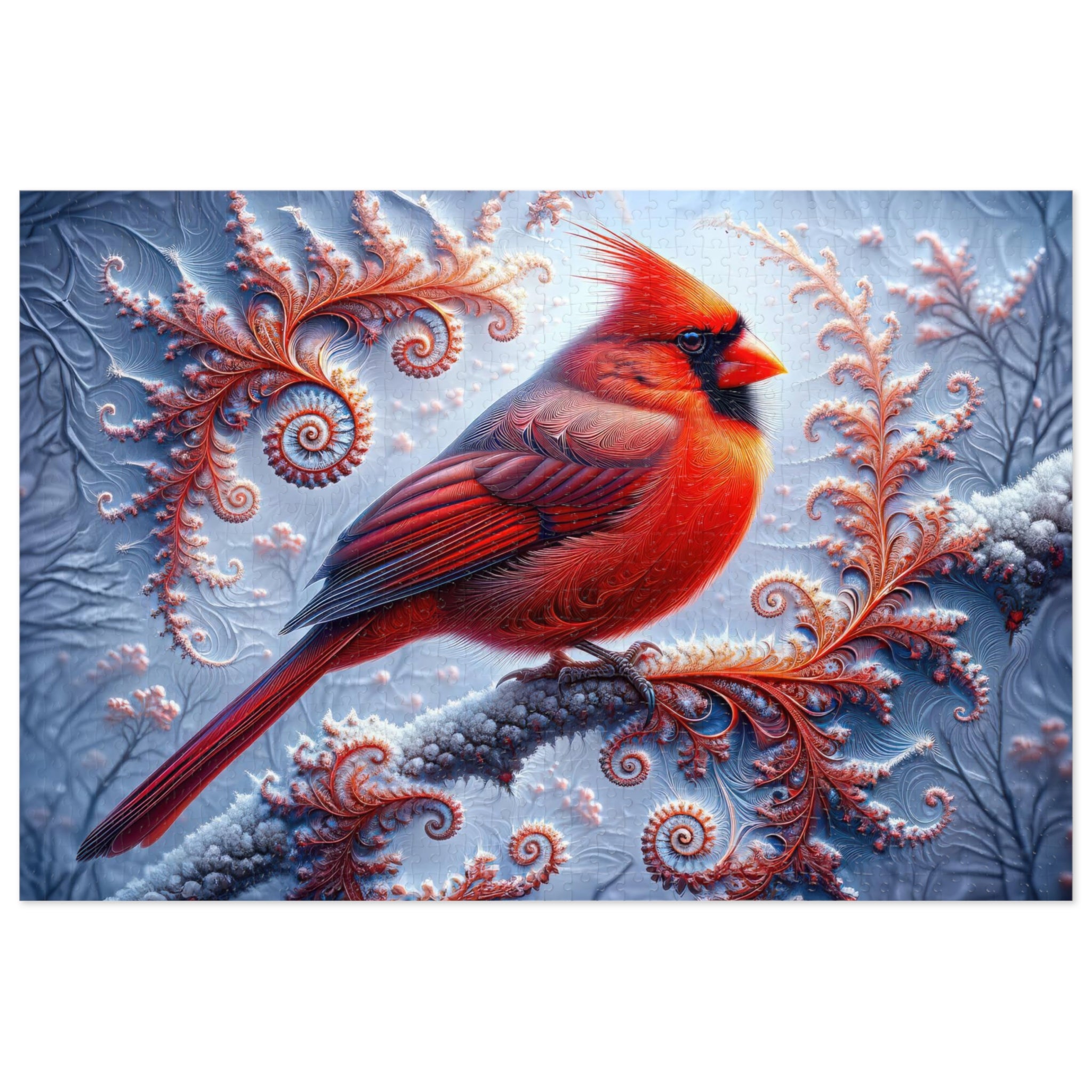 Puzzle L'hiver fractal du Cardinal