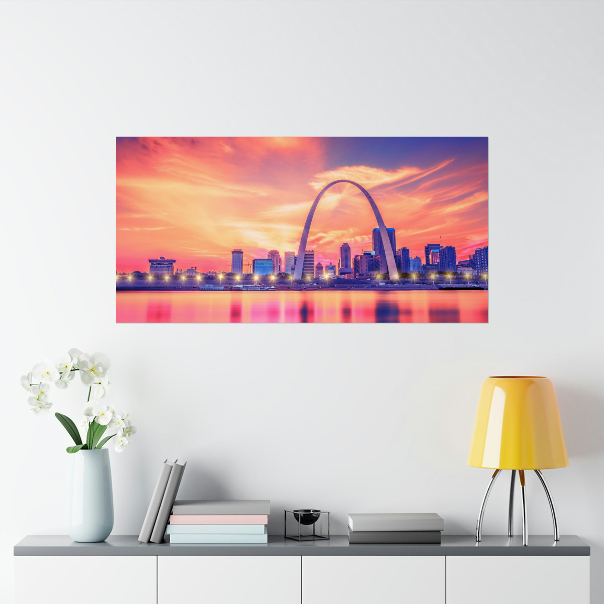 Saint Louis In Pinks Poster