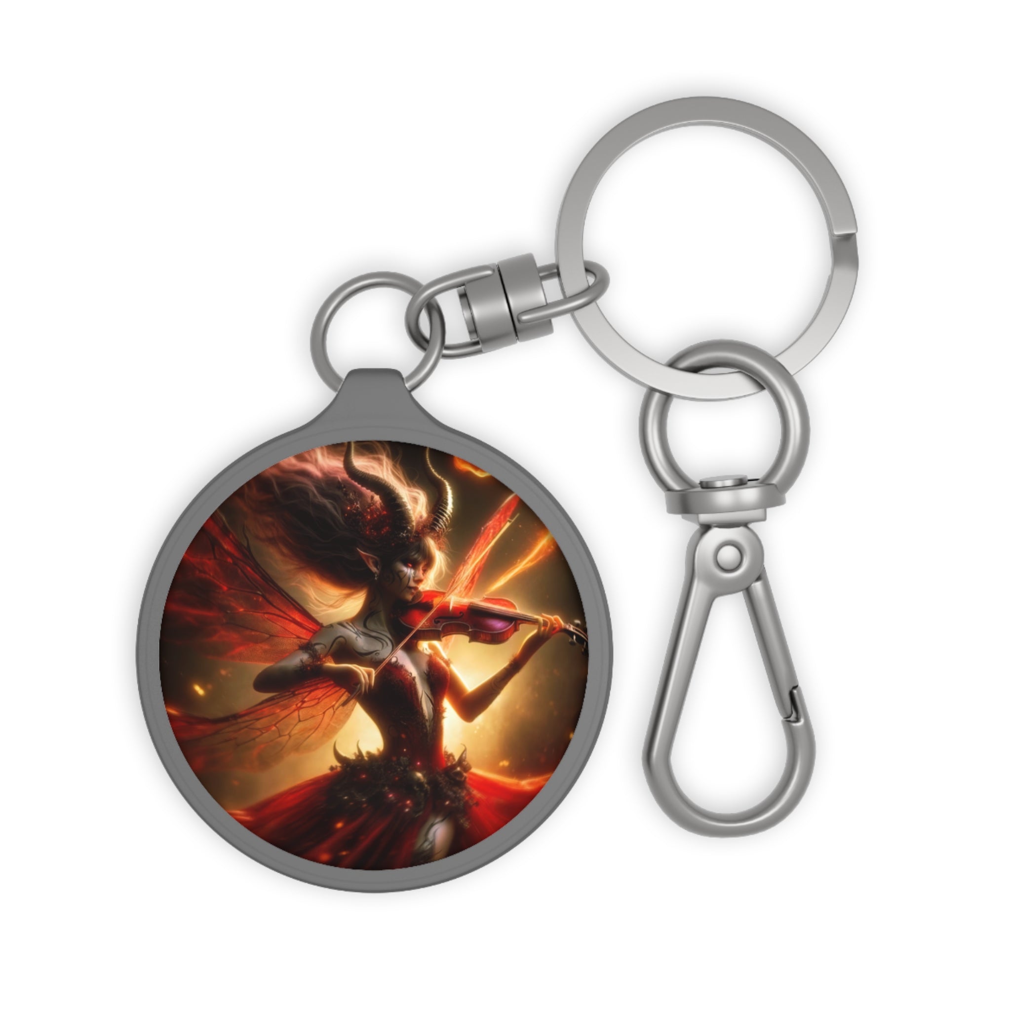Serenade of the Infernal Queen Keyring Tag
