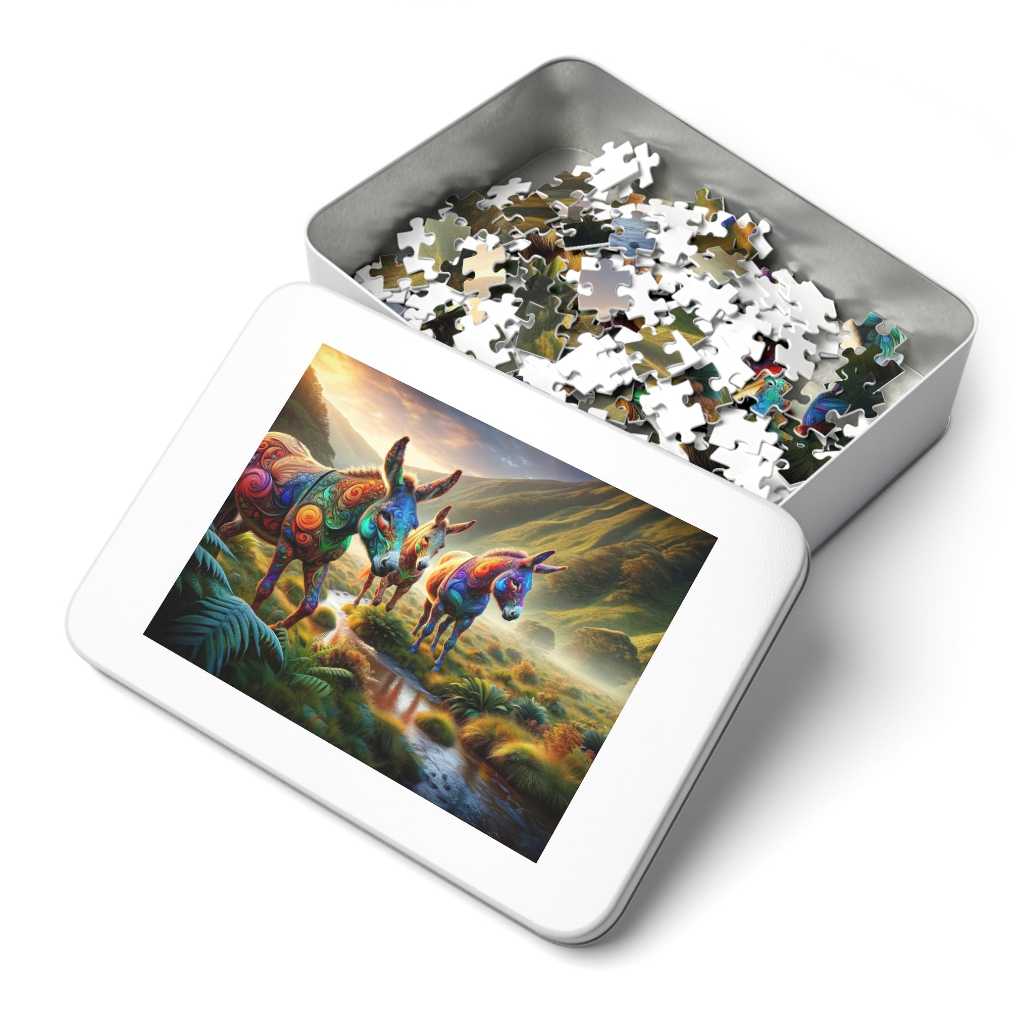 Kaleidoscope Herd Jigsaw Puzzle