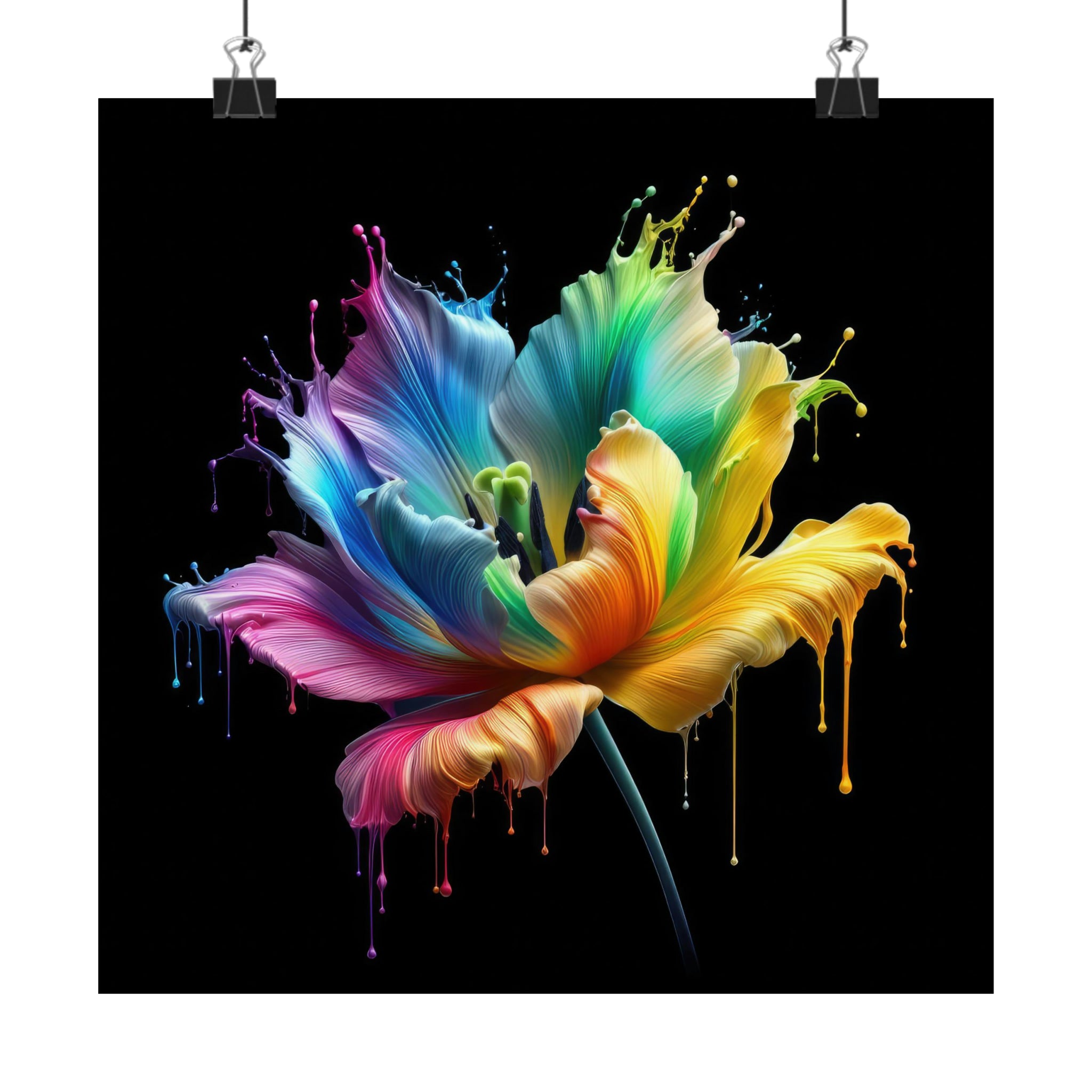 Tulip Dripz - M Poster